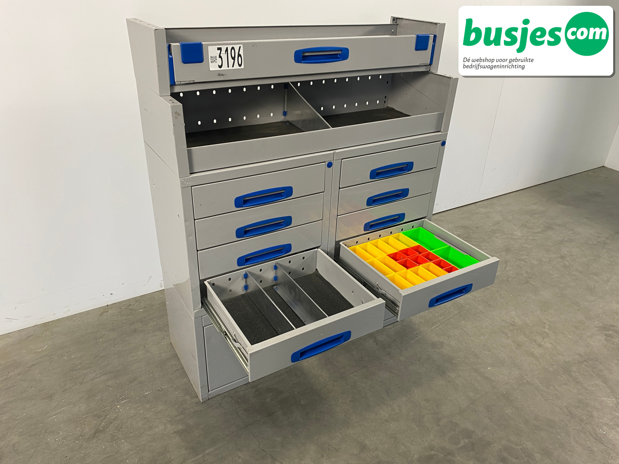 Sortimo alu bedrijfswagen inrichting 1010x350x1220mm (3196) - Afbeelding 6
