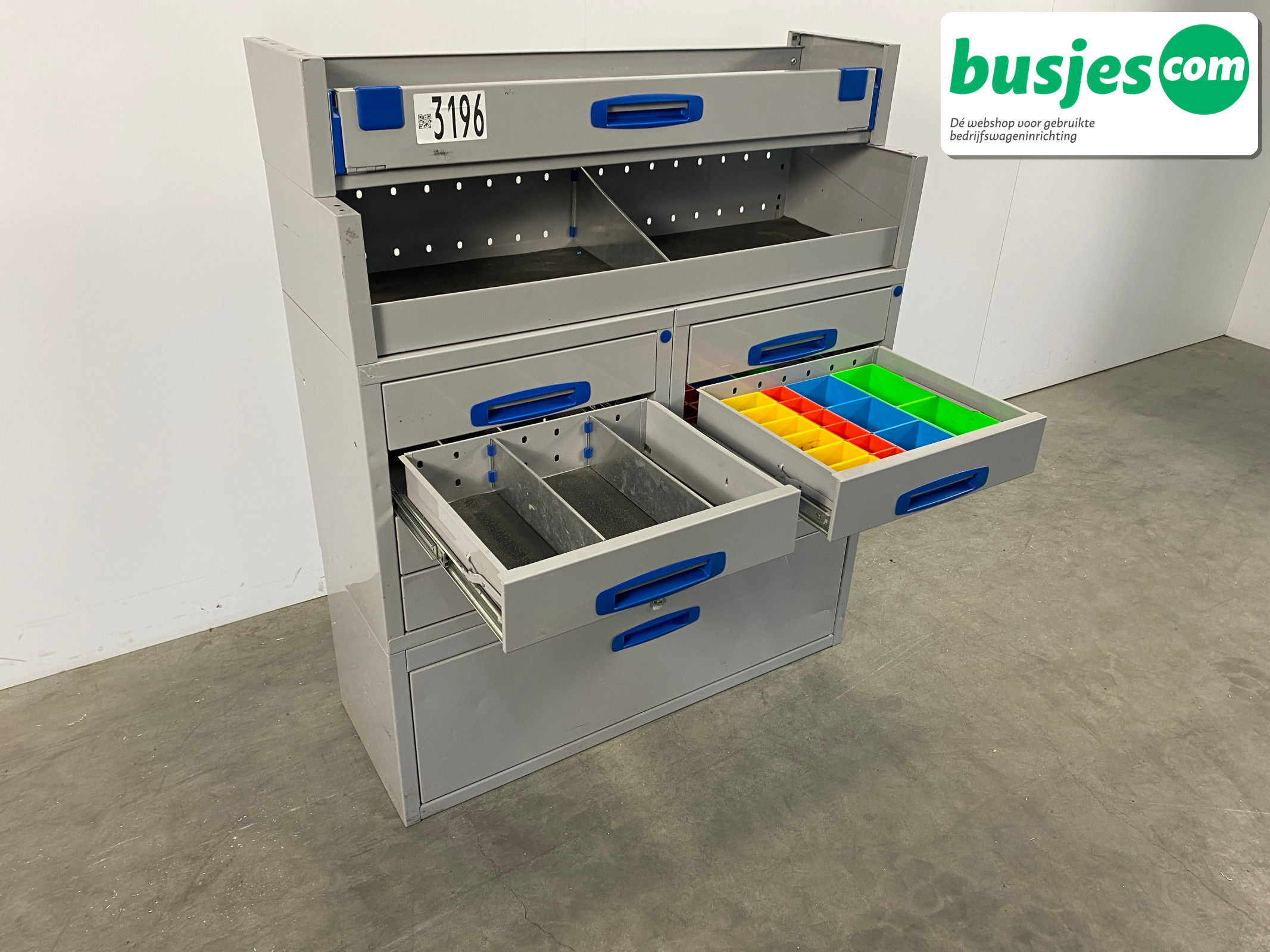 Sortimo alu bedrijfswagen inrichting 1010x350x1220mm (3196) - Afbeelding 8