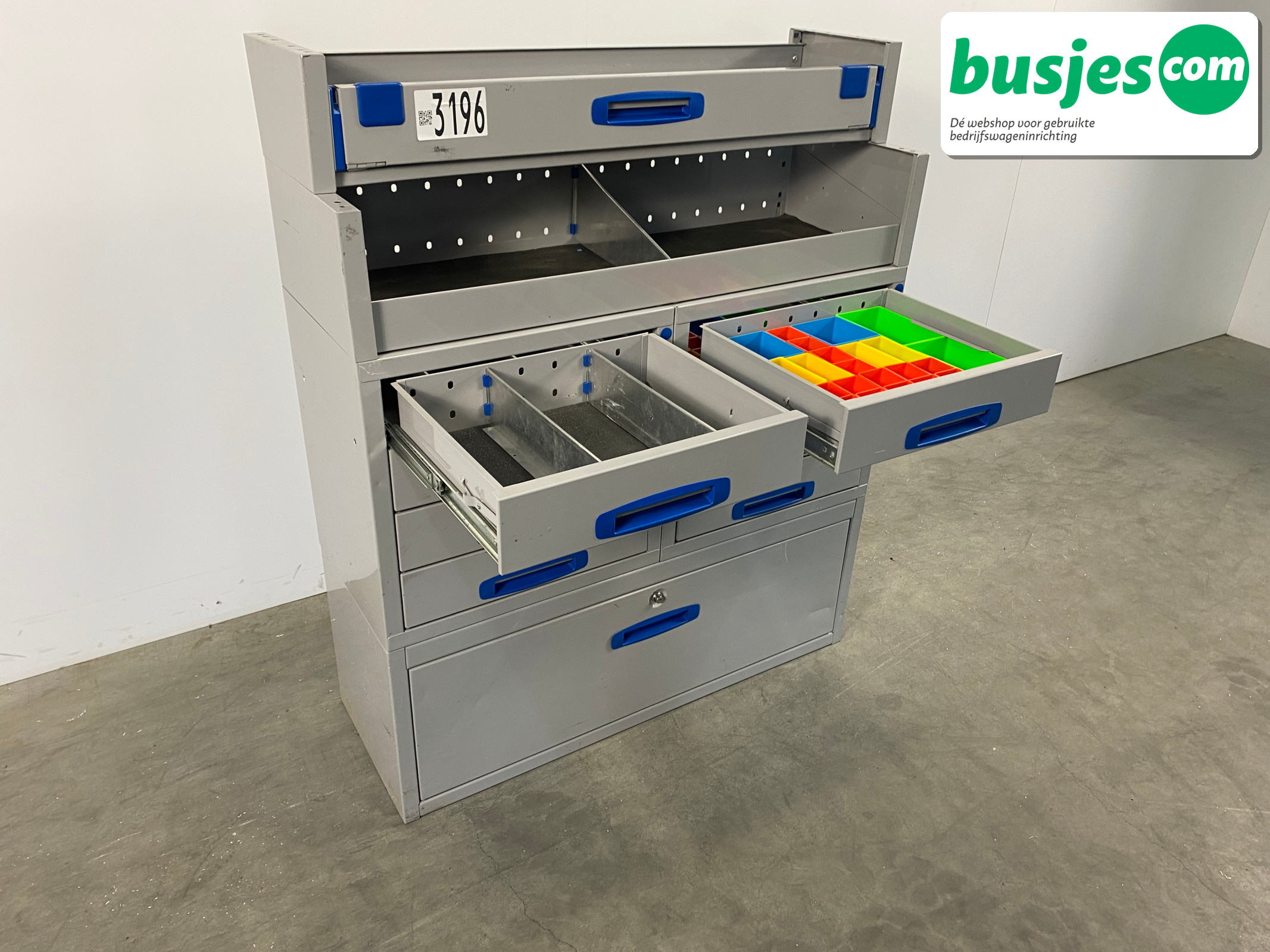 Sortimo alu bedrijfswagen inrichting 1010x350x1220mm (3196) - Afbeelding 9