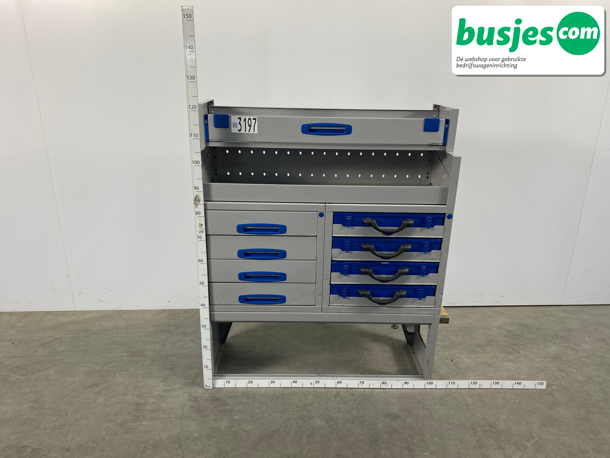 Sortimo alu bedrijfswagen inrichting 1010x350x1220mm (3197)