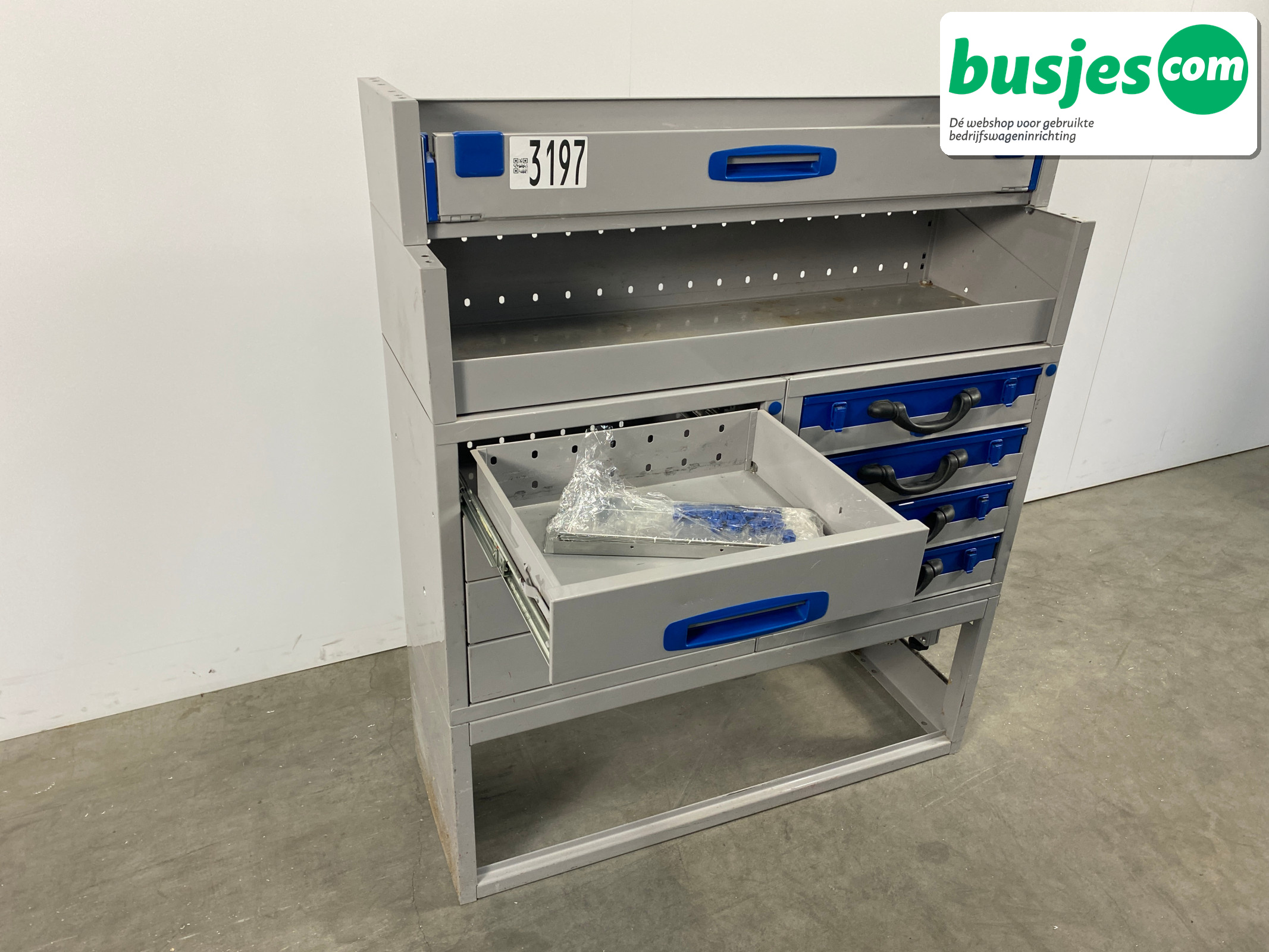 Sortimo alu bedrijfswagen inrichting 1010x350x1220mm (3197) - Afbeelding 10