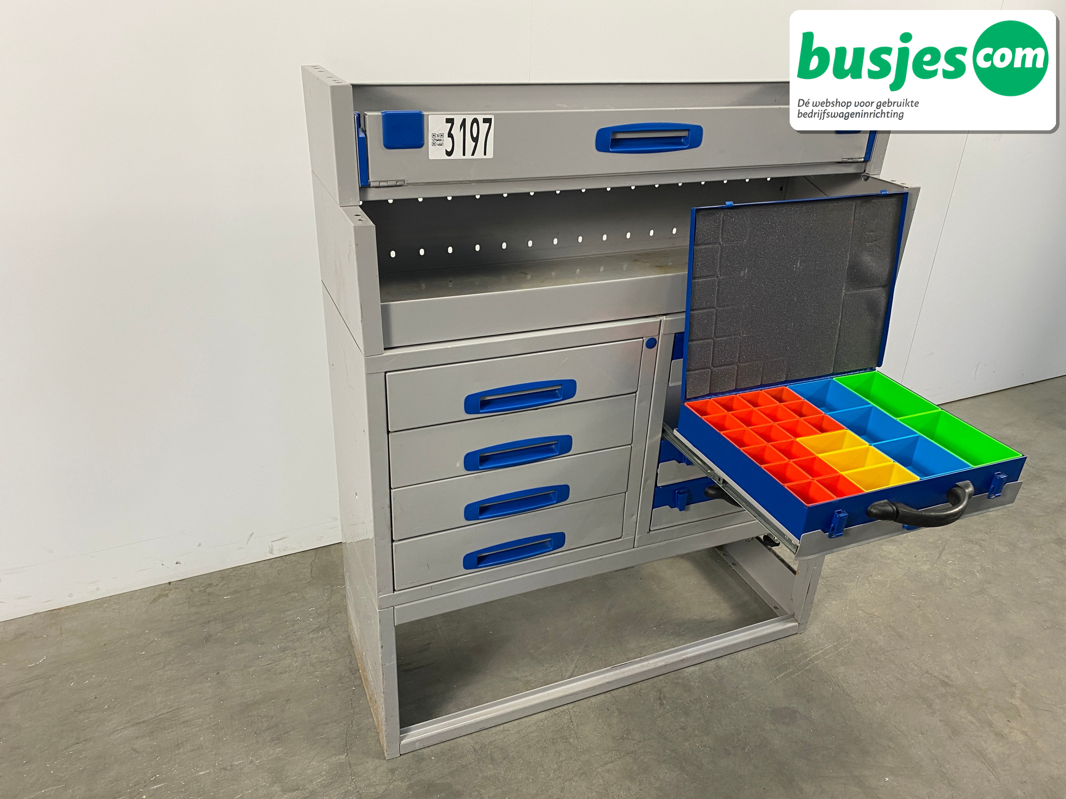 Sortimo alu bedrijfswagen inrichting 1010x350x1220mm (3197) - Afbeelding 13