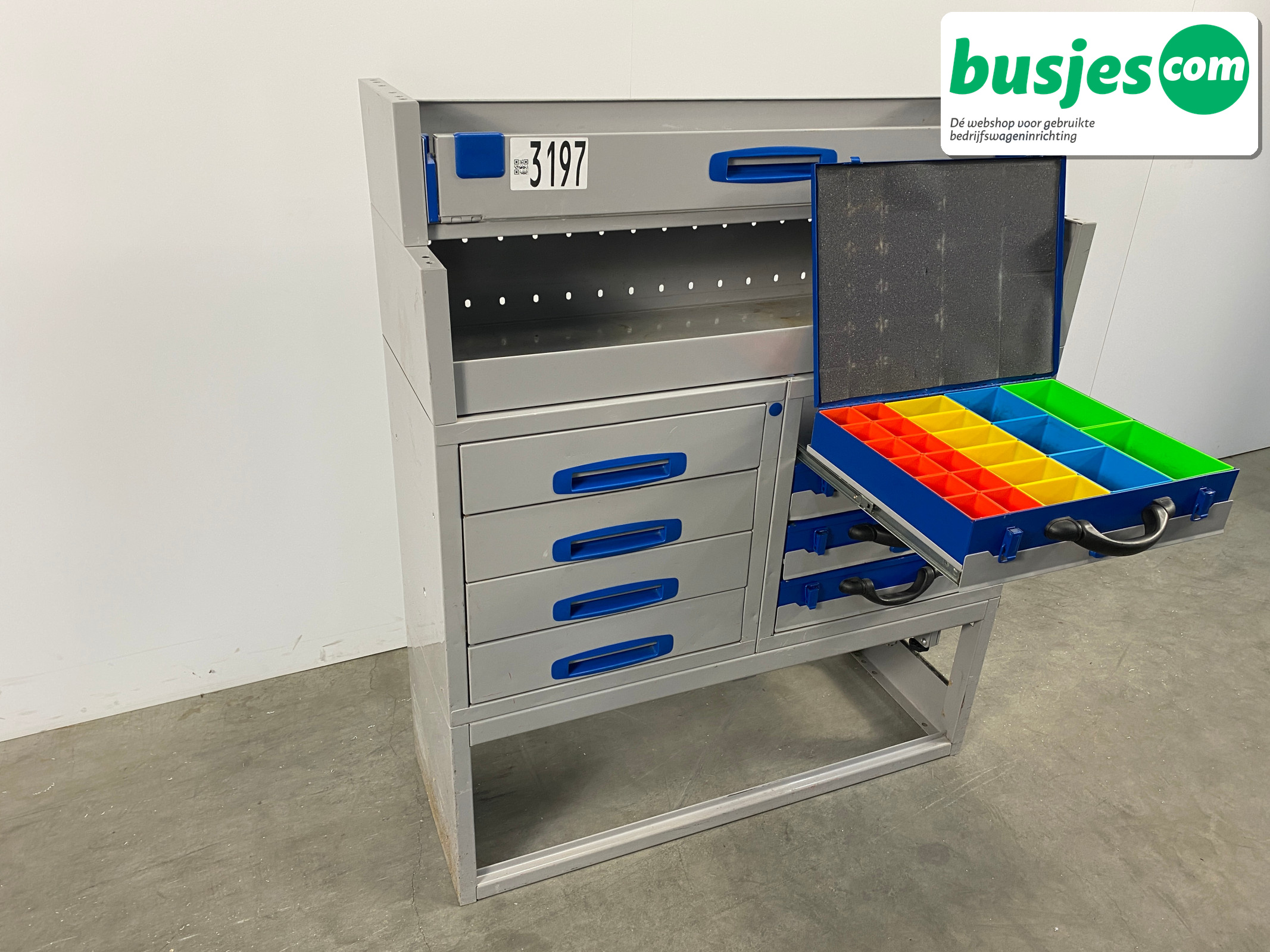 Sortimo alu bedrijfswagen inrichting 1010x350x1220mm (3197) - Afbeelding 14