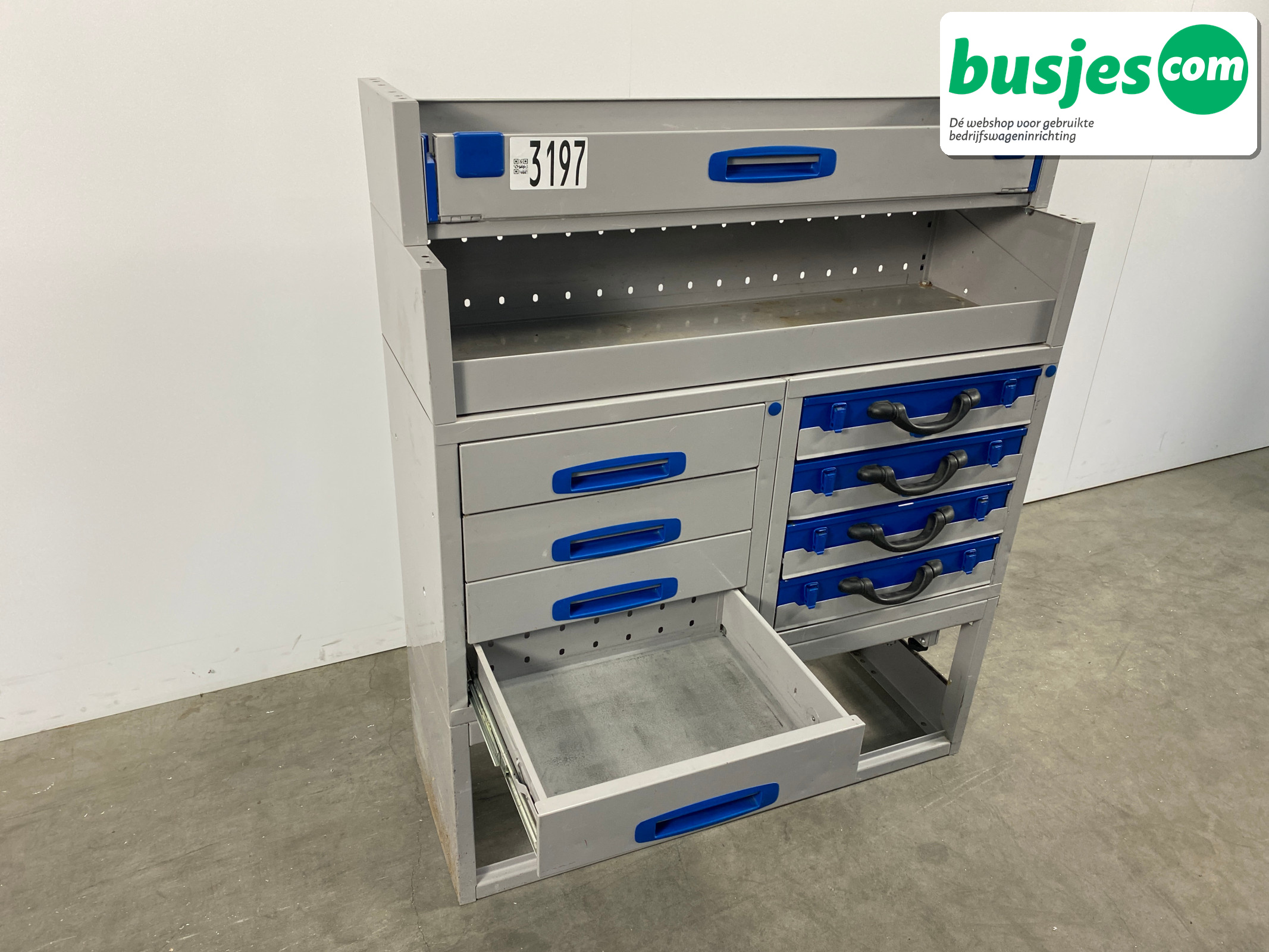 Sortimo alu bedrijfswagen inrichting 1010x350x1220mm (3197) - Afbeelding 7