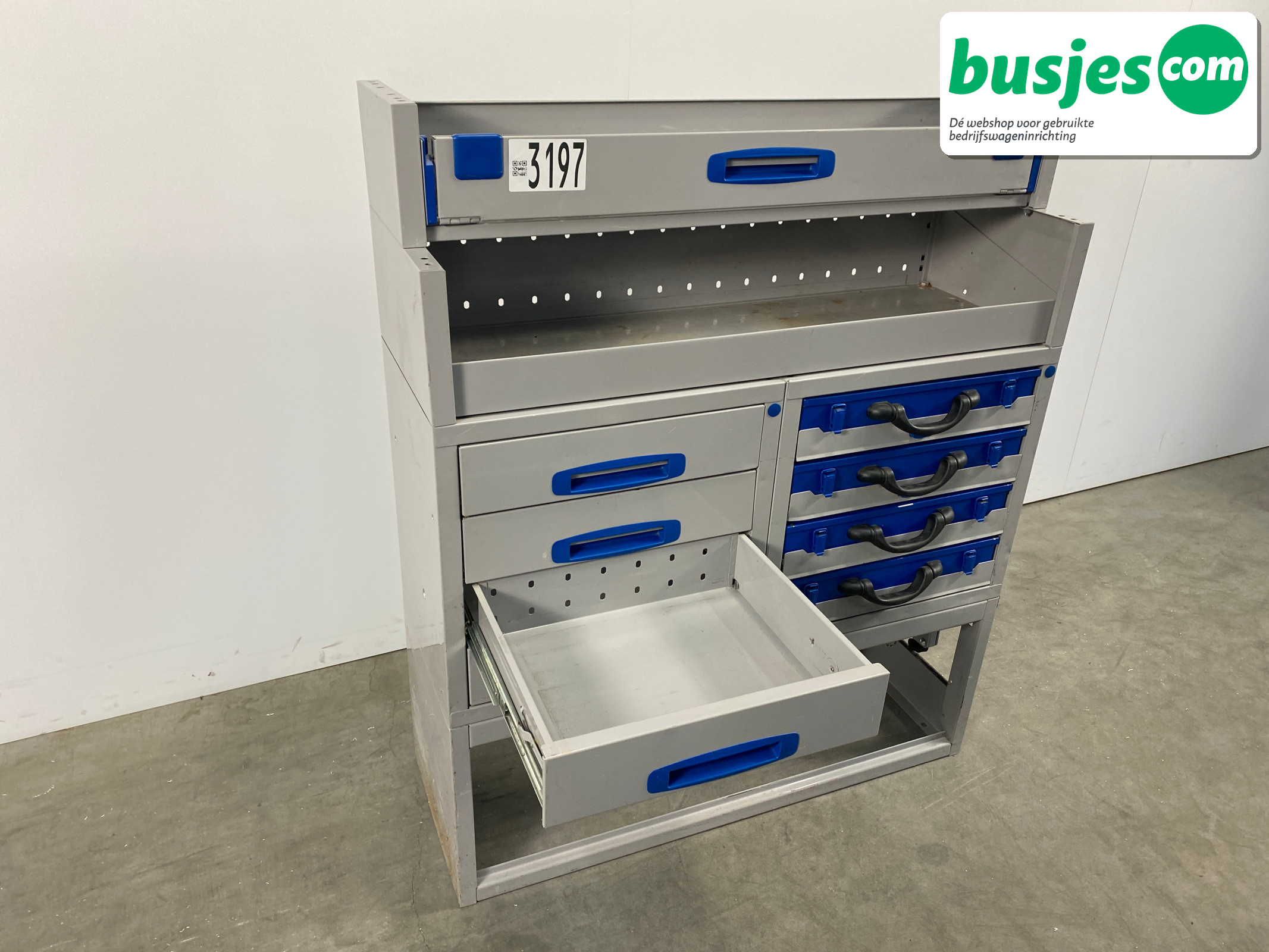 Sortimo alu bedrijfswagen inrichting 1010x350x1220mm (3197) - Afbeelding 8