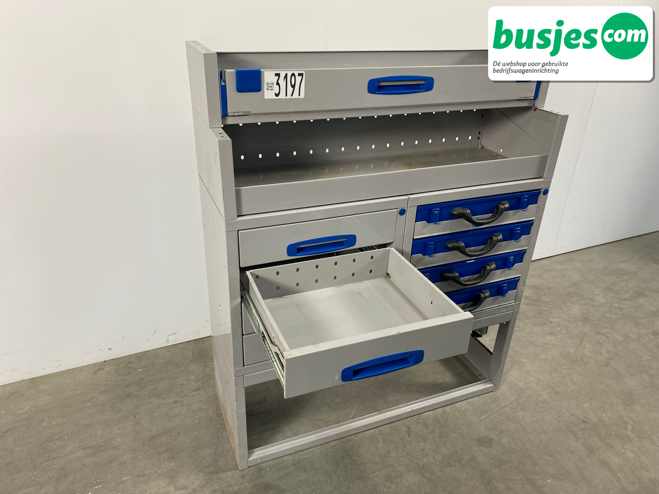 Sortimo alu bedrijfswagen inrichting 1010x350x1220mm (3197) - Afbeelding 9
