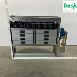 Aluca bedrijfswageninrichting 1250x320x1150mm (3198)