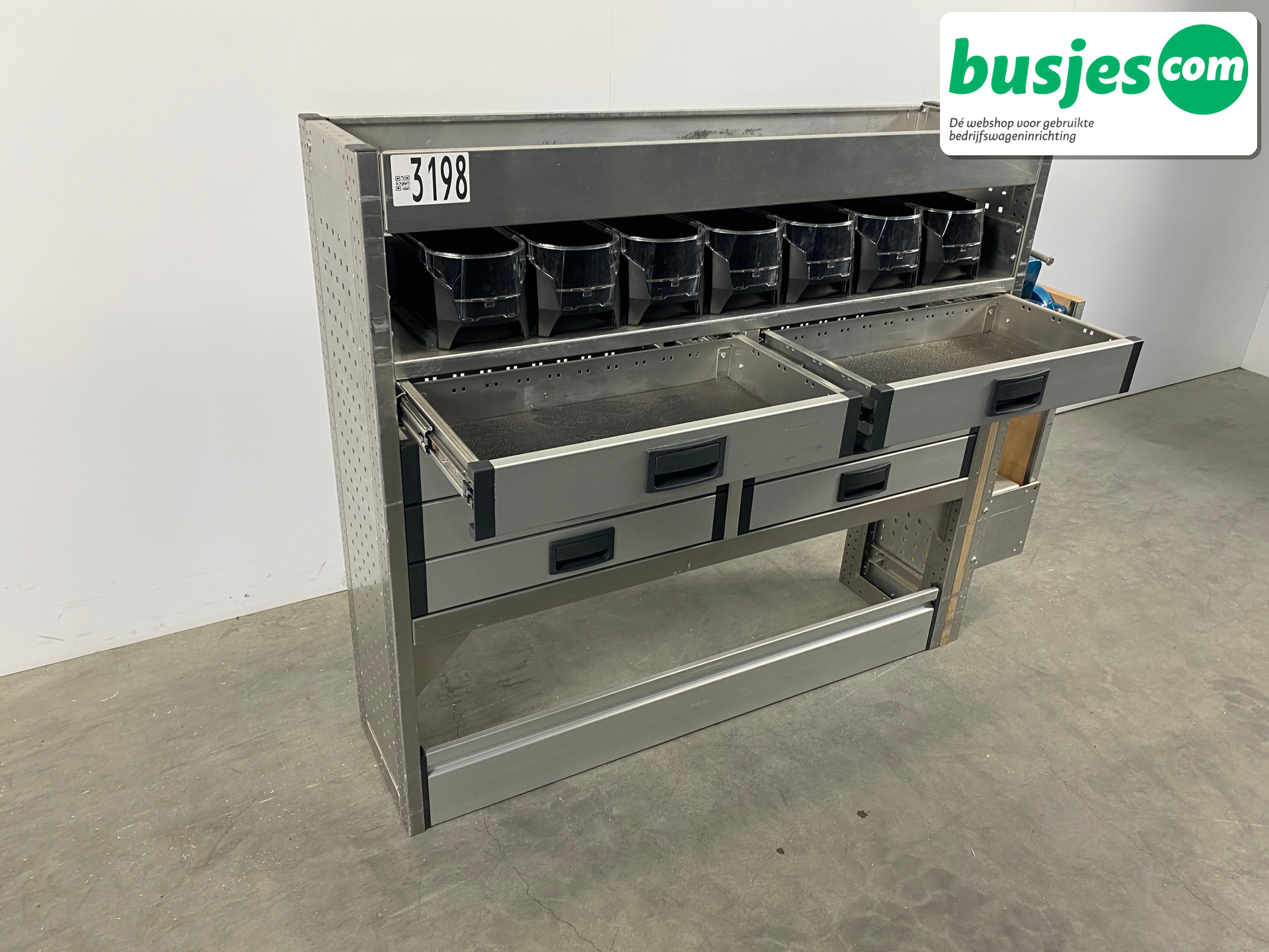 Aluca bedrijfswageninrichting 1250x320x1150mm (3198) - Afbeelding 11