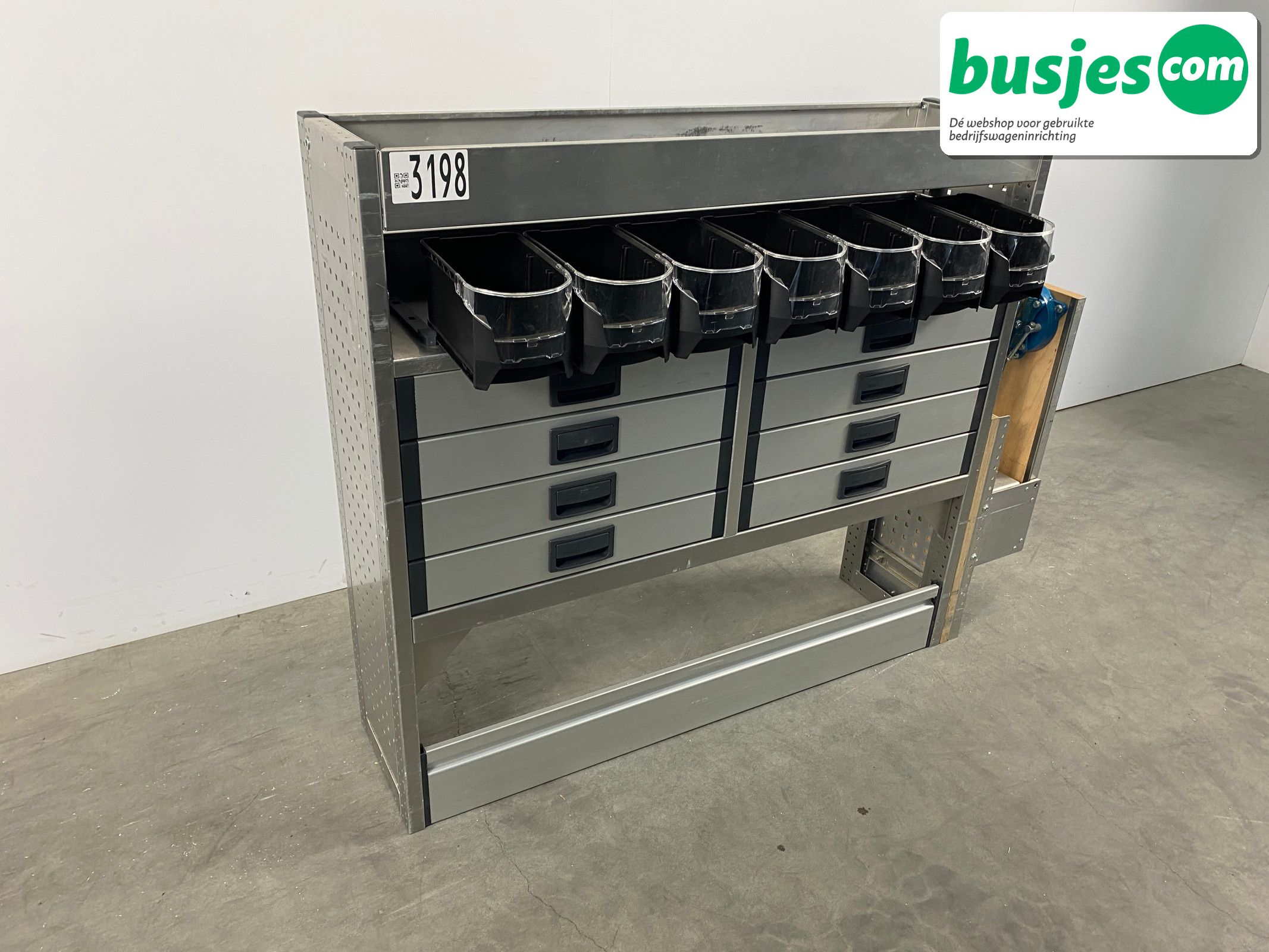 Aluca bedrijfswageninrichting 1250x320x1150mm (3198) - Afbeelding 12