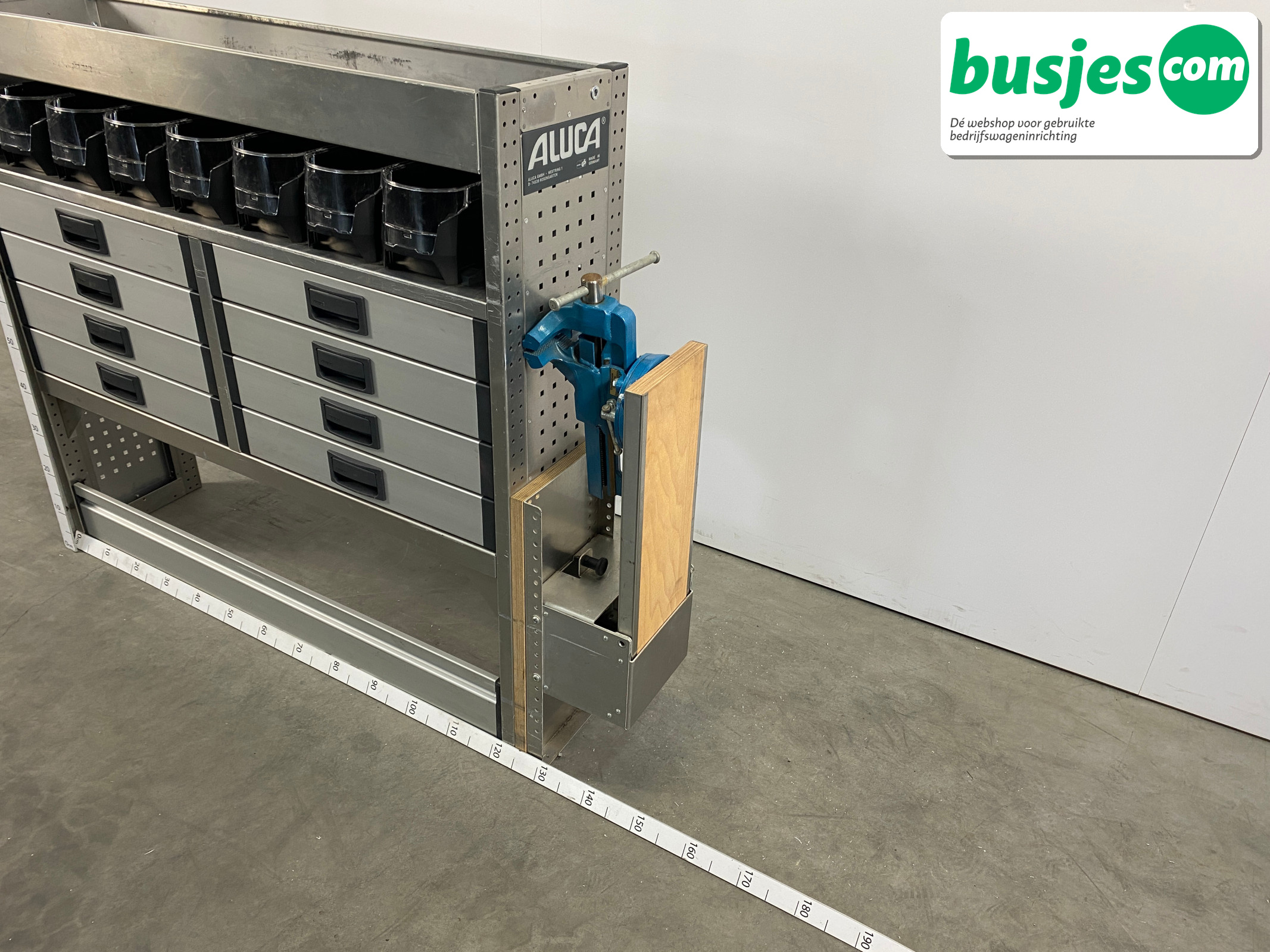 Aluca bedrijfswageninrichting 1250x320x1150mm (3198) - Afbeelding 3