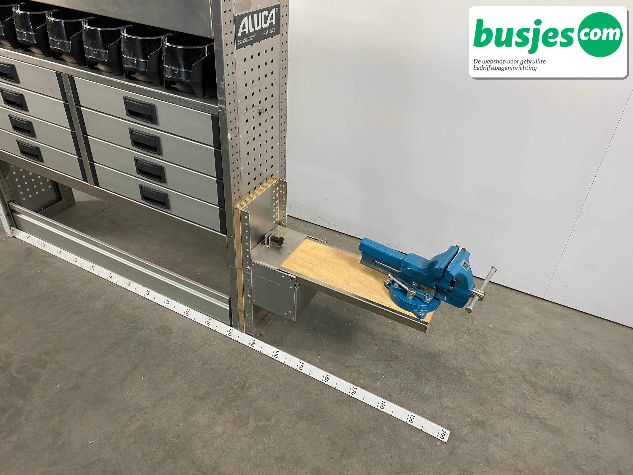 Aluca bedrijfswageninrichting 1250x320x1150mm (3198) - Afbeelding 4