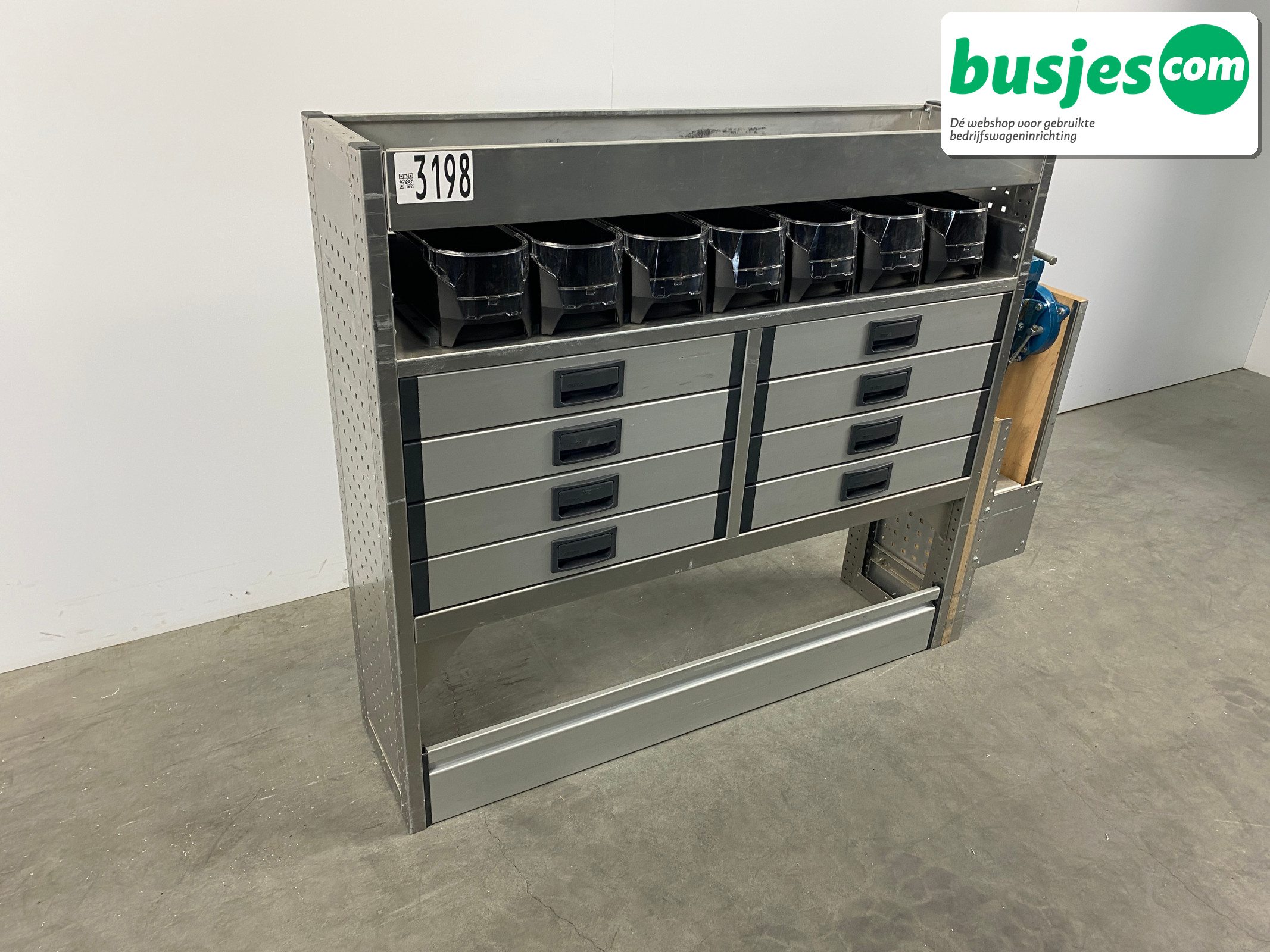 Aluca bedrijfswageninrichting 1250x320x1150mm (3198) - Afbeelding 6