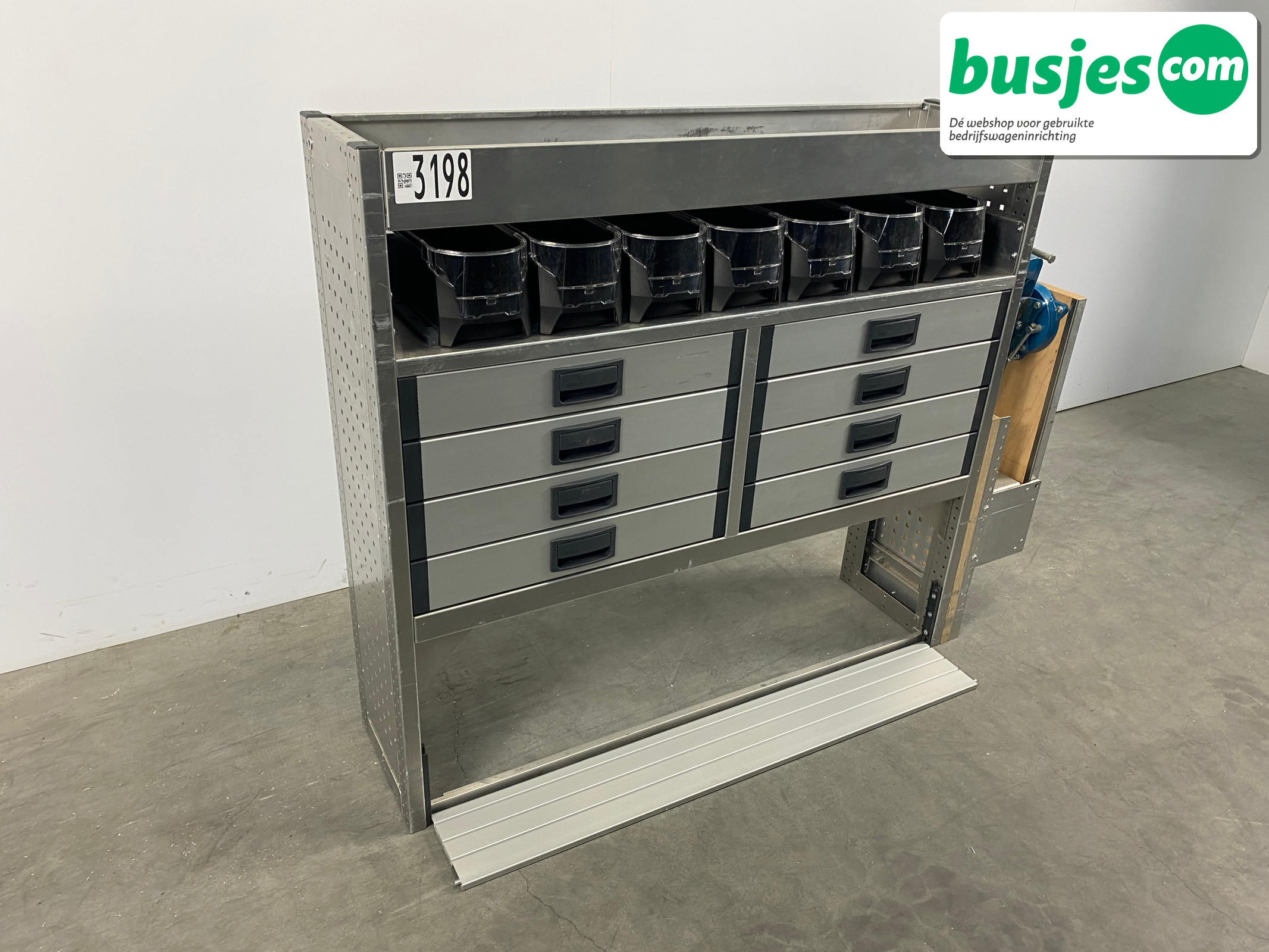 Aluca bedrijfswageninrichting 1250x320x1150mm (3198) - Afbeelding 7