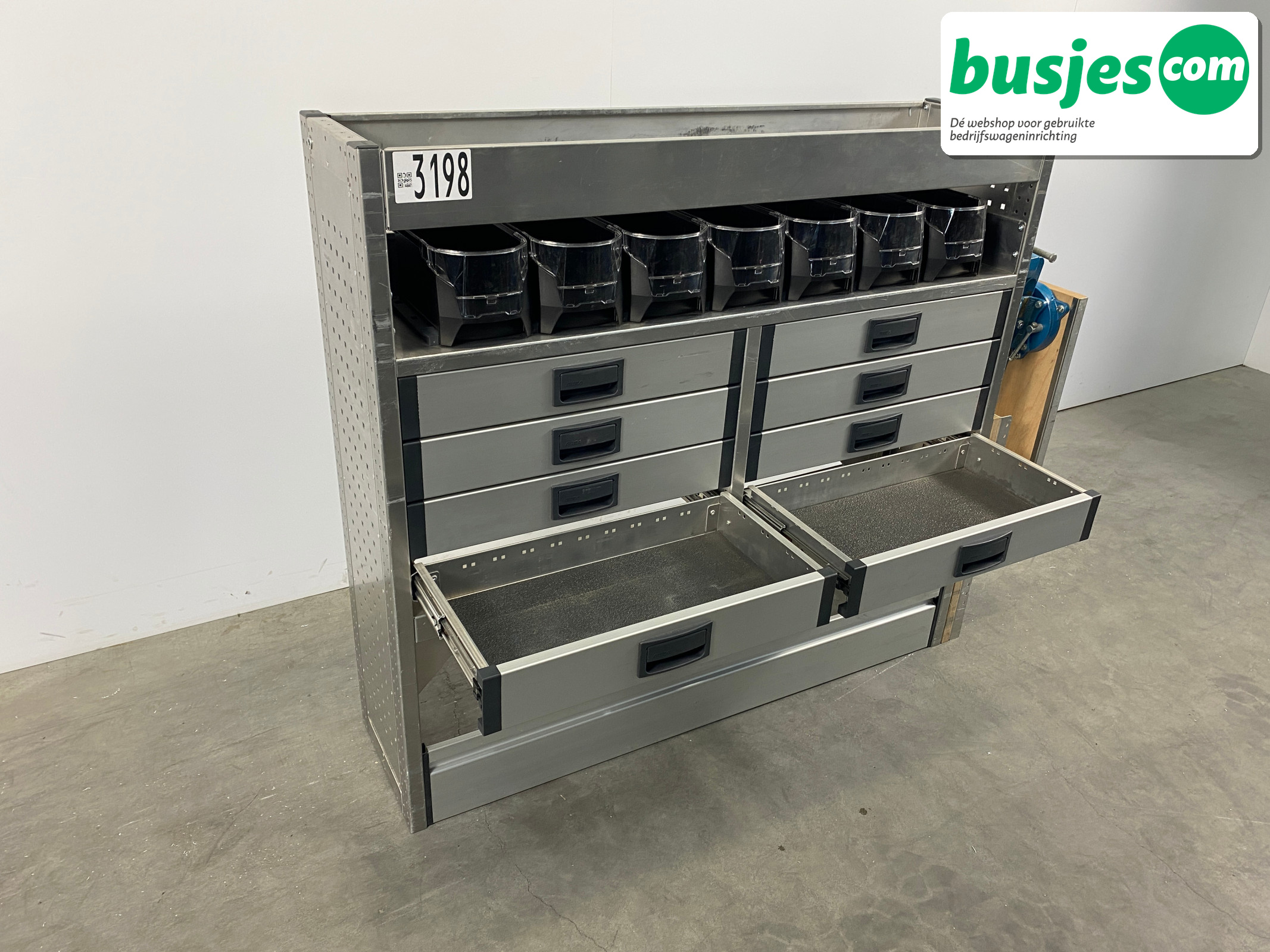 Aluca bedrijfswageninrichting 1250x320x1150mm (3198) - Afbeelding 8
