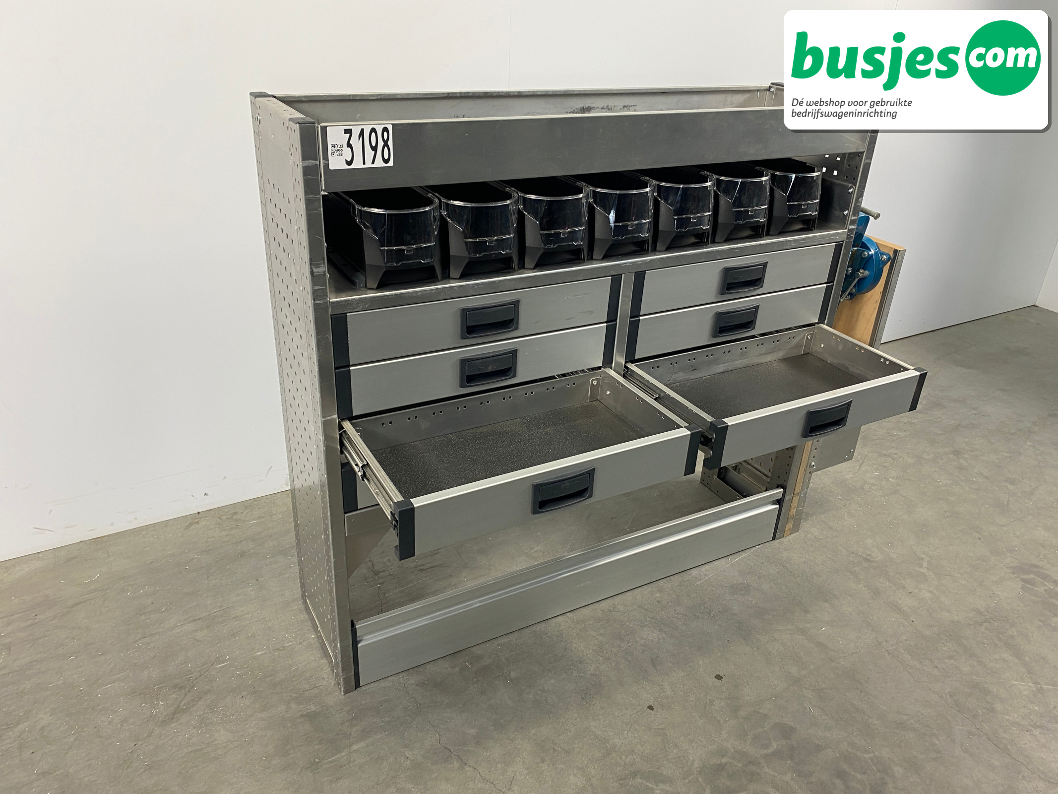 Aluca bedrijfswageninrichting 1250x320x1150mm (3198) - Afbeelding 9