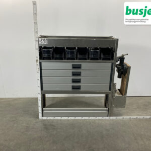 Aluca bedrijfswageninrichting 1010x320x1150mm (3200)