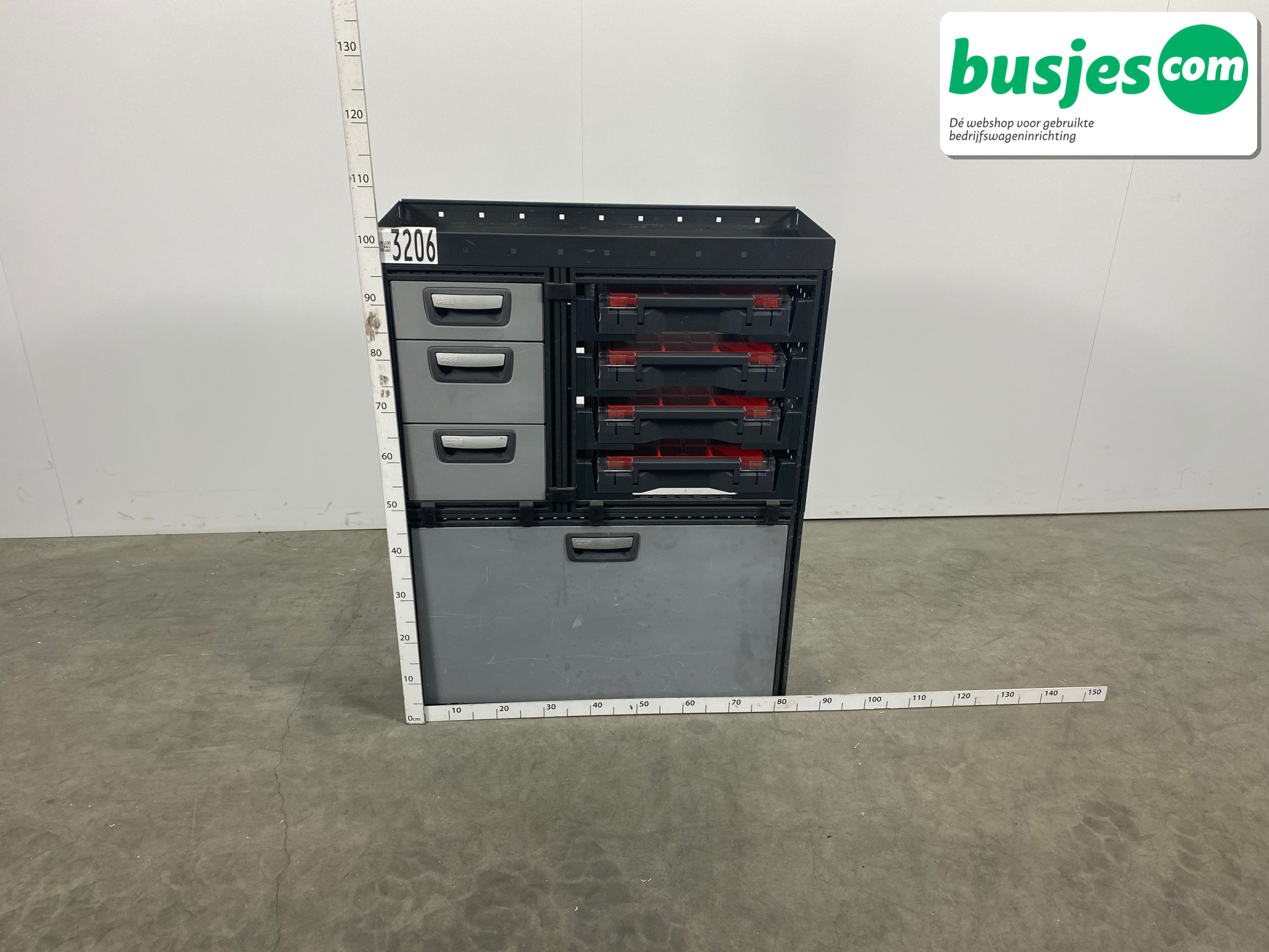 Modul bedrijfswagen inrichting 810x330x1030mm (3206)