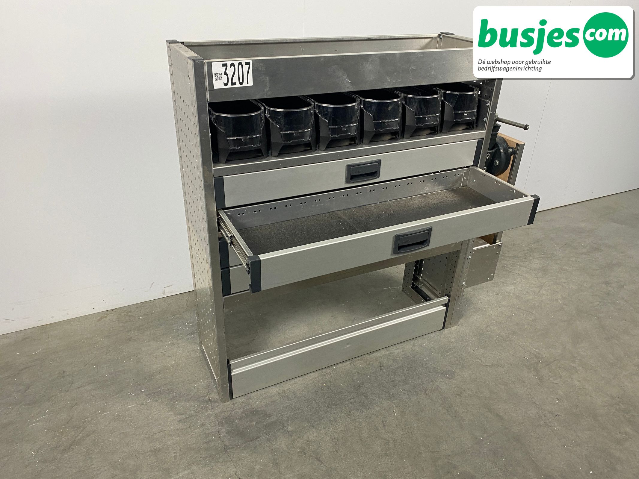 Aluca bedrijfswageninrichting 1005x320x1150mm (3207) - Afbeelding 10