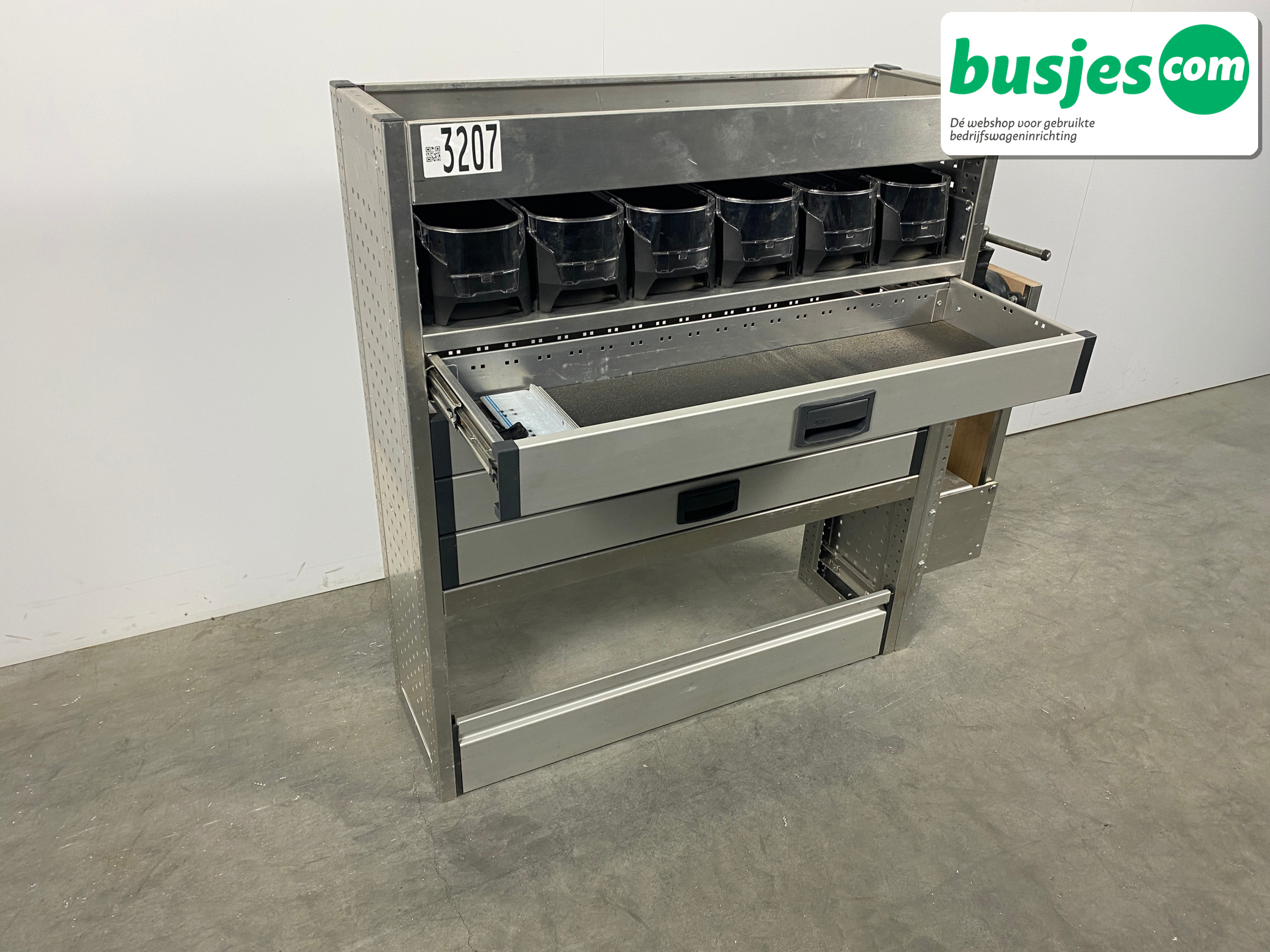 Aluca bedrijfswageninrichting 1005x320x1150mm (3207) - Afbeelding 11