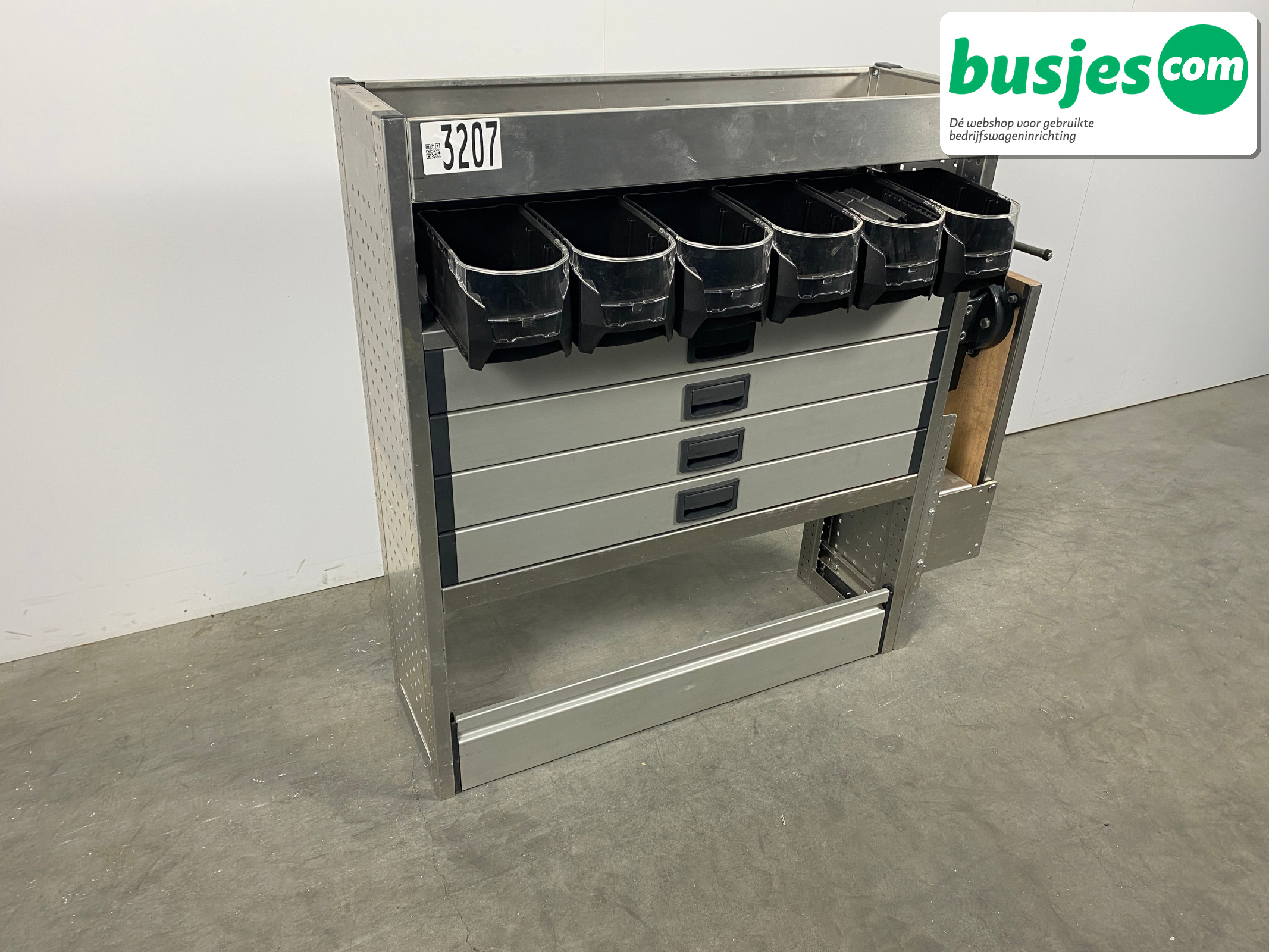 Aluca bedrijfswageninrichting 1005x320x1150mm (3207) - Afbeelding 12