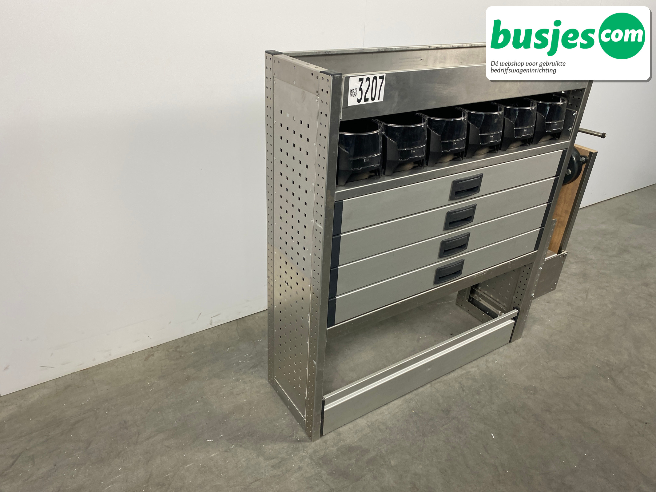 Aluca bedrijfswageninrichting 1005x320x1150mm (3207) - Afbeelding 5