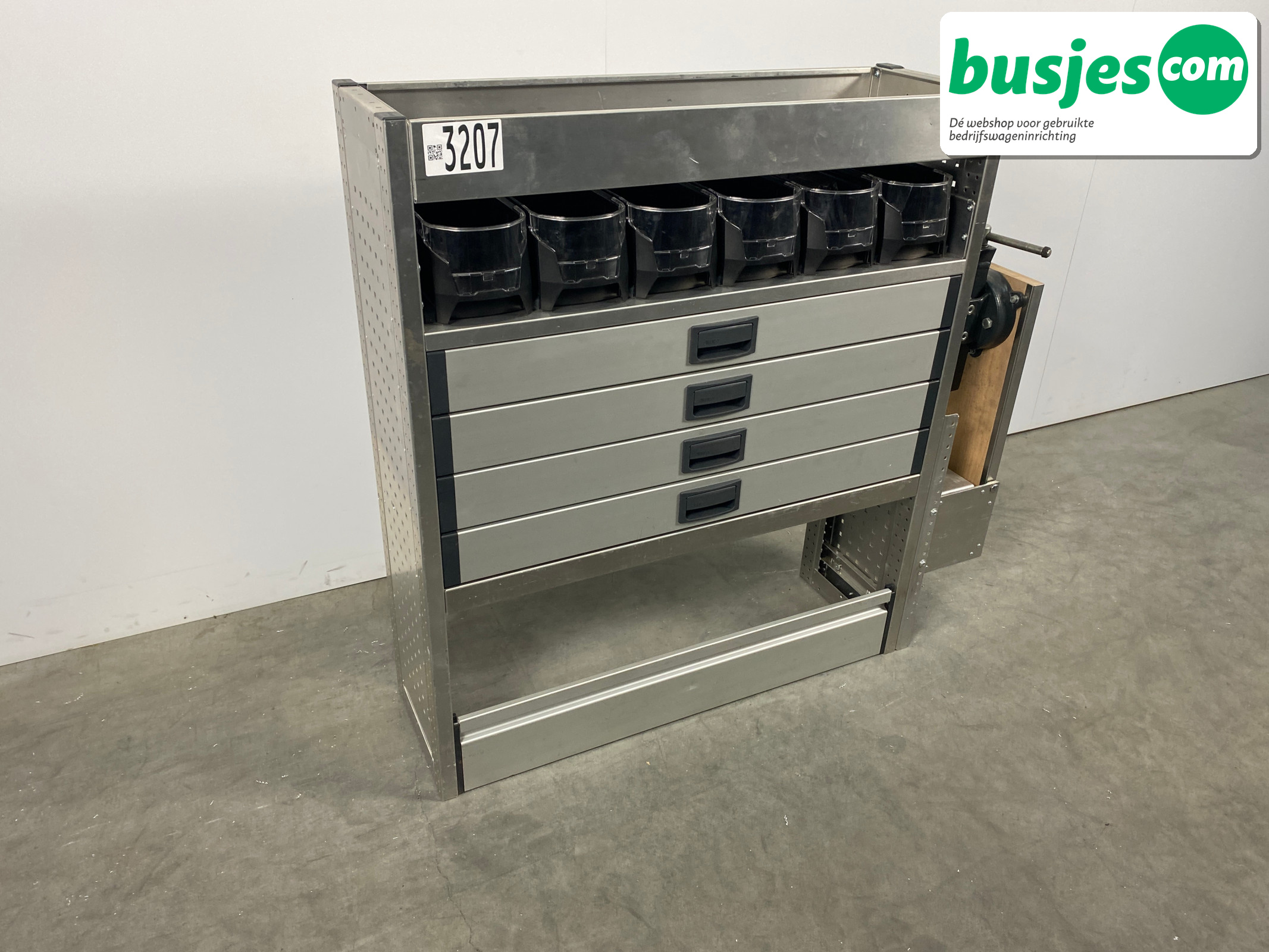 Aluca bedrijfswageninrichting 1005x320x1150mm (3207) - Afbeelding 6