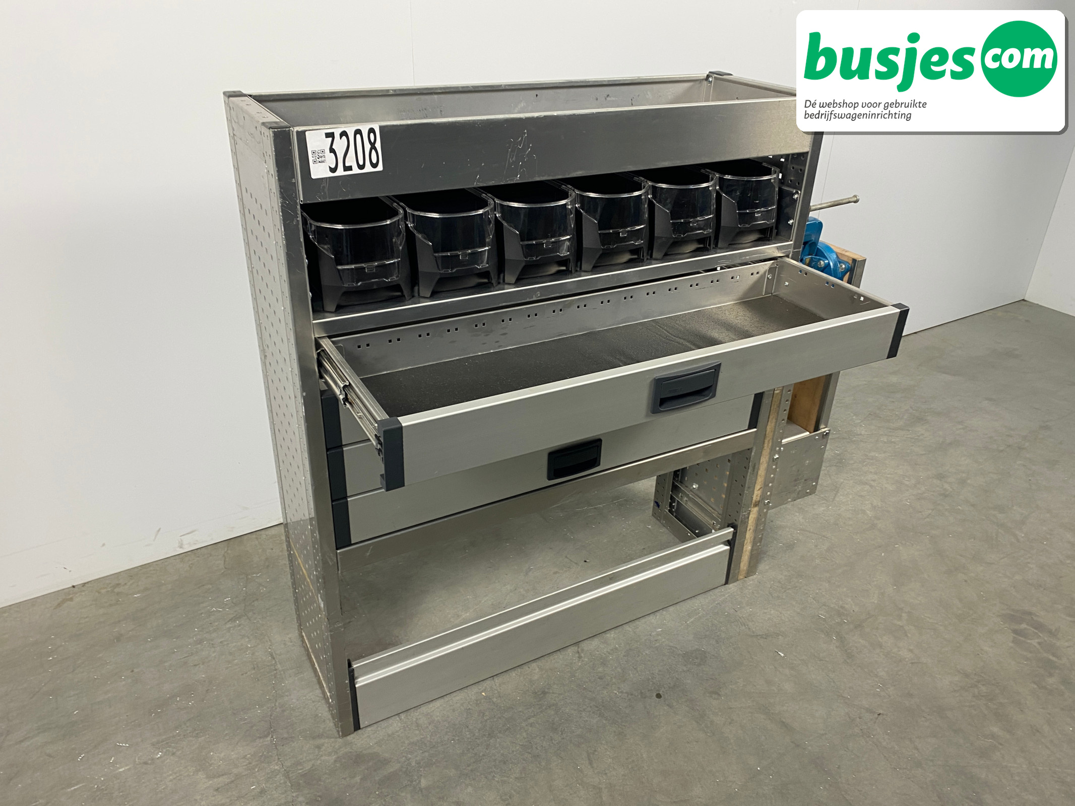 Aluca bedrijfswageninrichting 1005x320x1150mm (3208) - Afbeelding 10