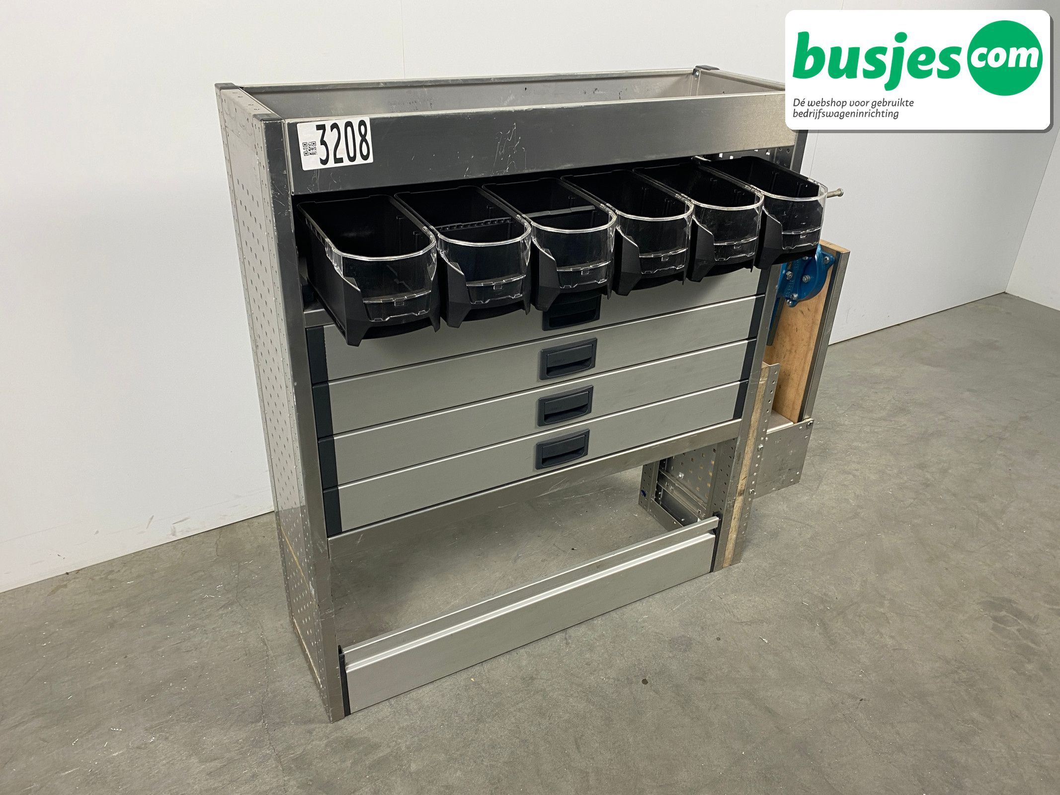 Aluca bedrijfswageninrichting 1005x320x1150mm (3208) - Afbeelding 11