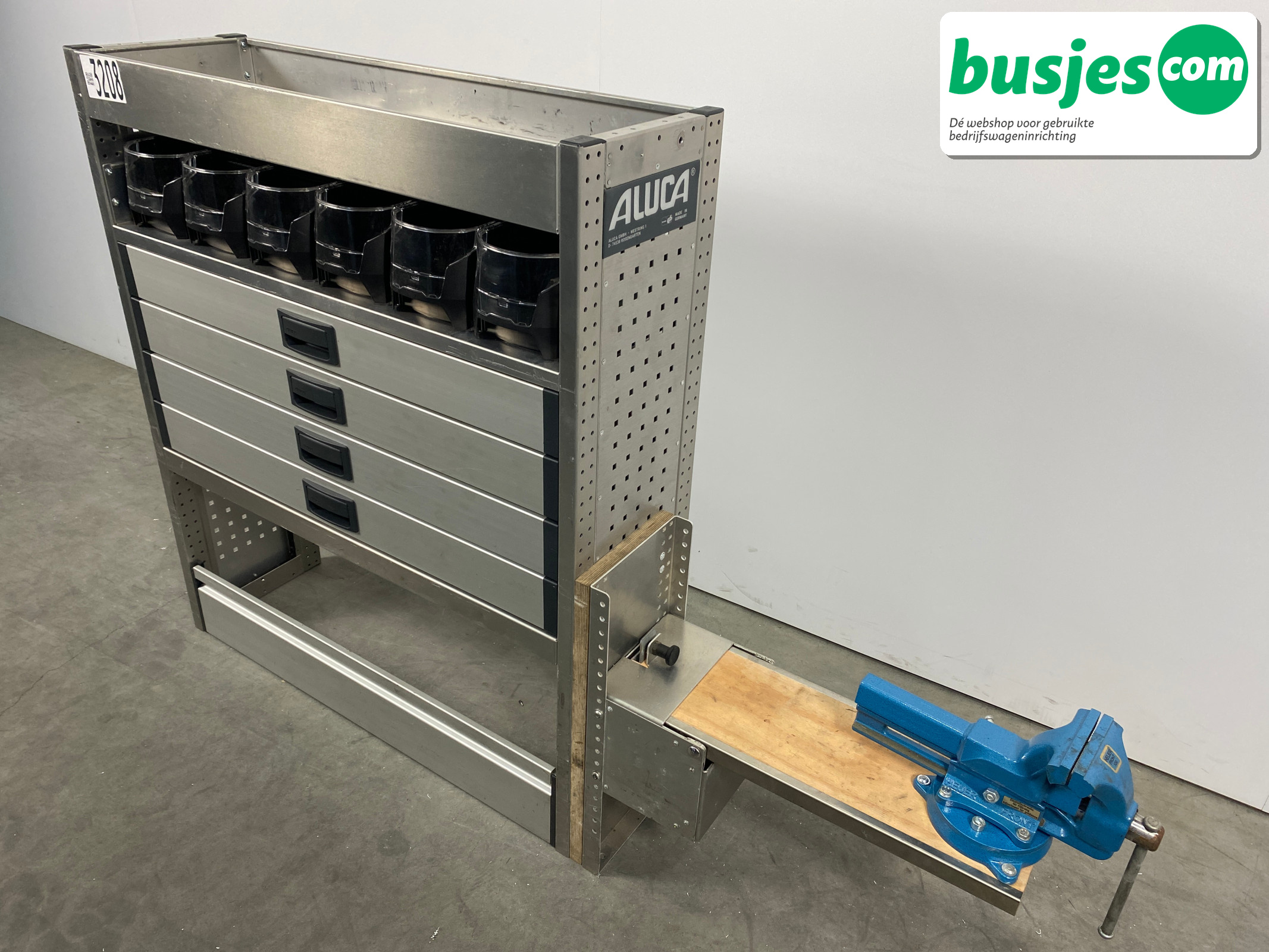 Aluca bedrijfswageninrichting 1005x320x1150mm (3208) - Afbeelding 4