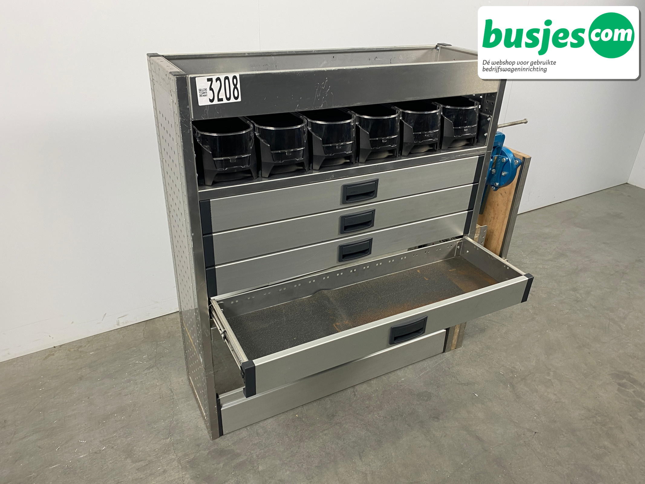 Aluca bedrijfswageninrichting 1005x320x1150mm (3208) - Afbeelding 7