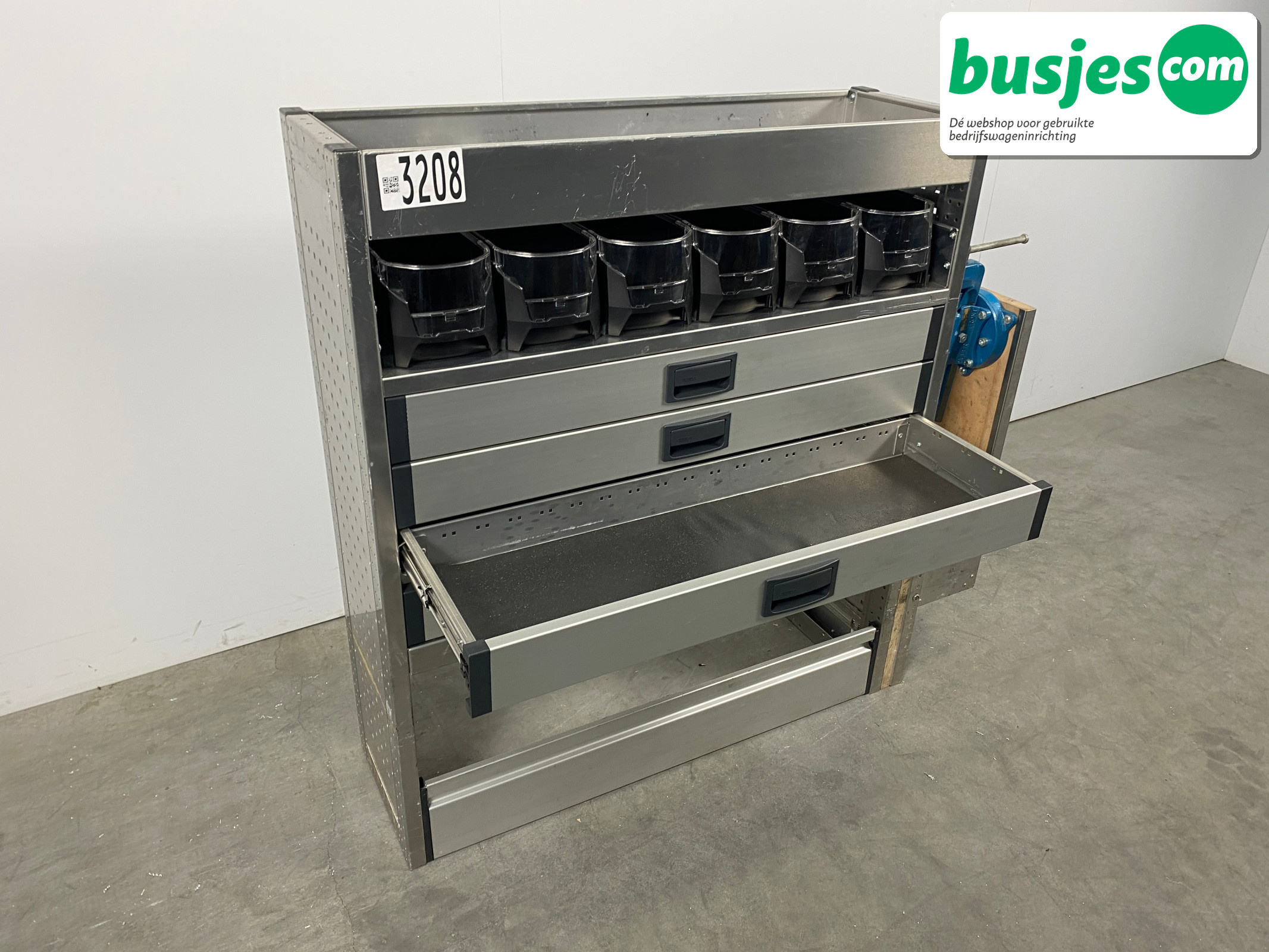 Aluca bedrijfswageninrichting 1005x320x1150mm (3208) - Afbeelding 8