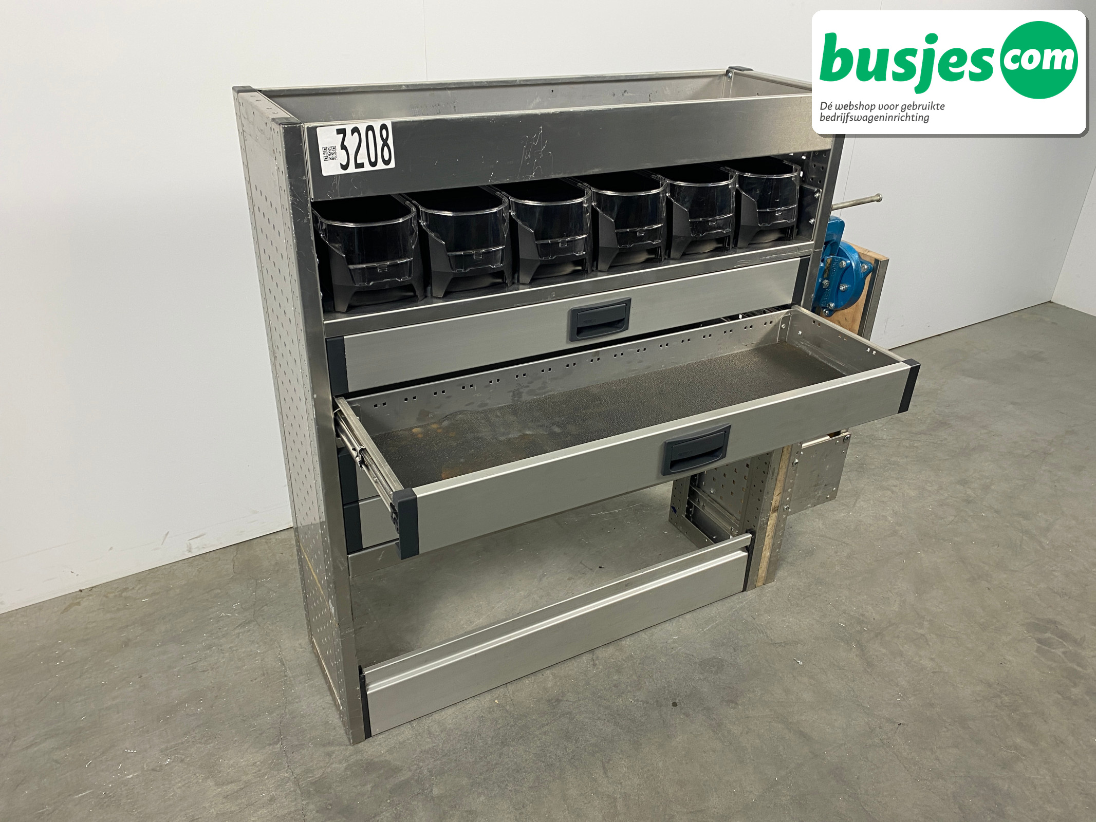 Aluca bedrijfswageninrichting 1005x320x1150mm (3208) - Afbeelding 9