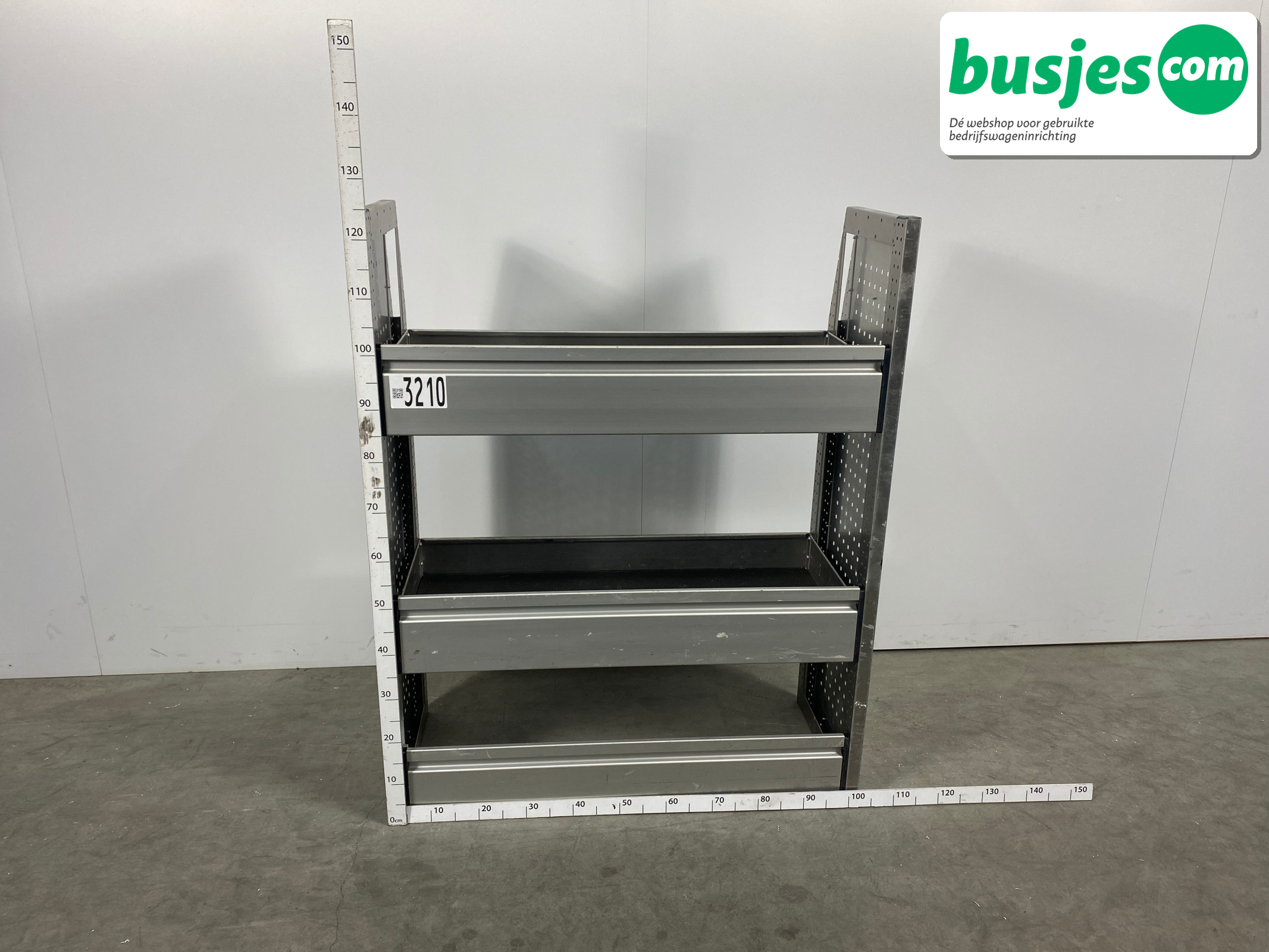 Aluca bedrijfswageninrichting 1010x420x1250mm (3210)