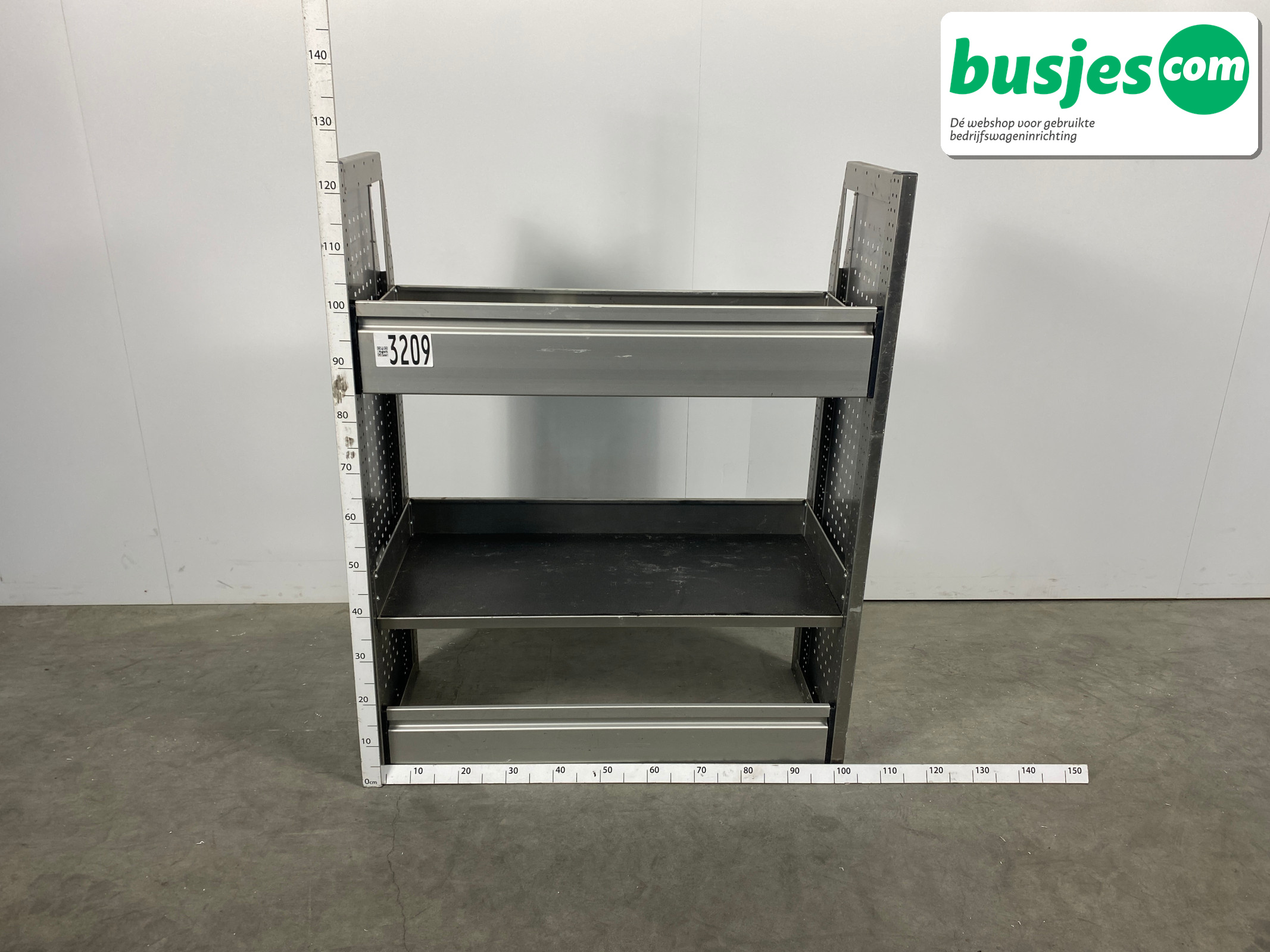 Aluca bedrijfswageninrichting 1010x420x1250mm (3209)