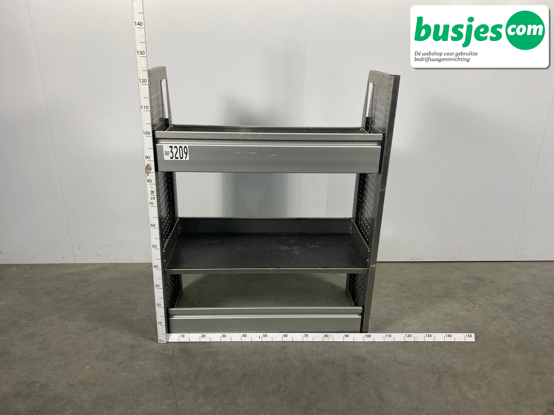 Aluca bedrijfswageninrichting 1010x420x1250mm (3209)