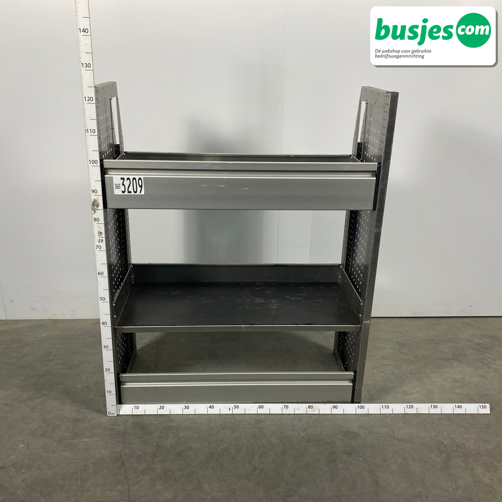 Aluca bedrijfswageninrichting 1010x420x1250mm (3209) - Afbeelding 2