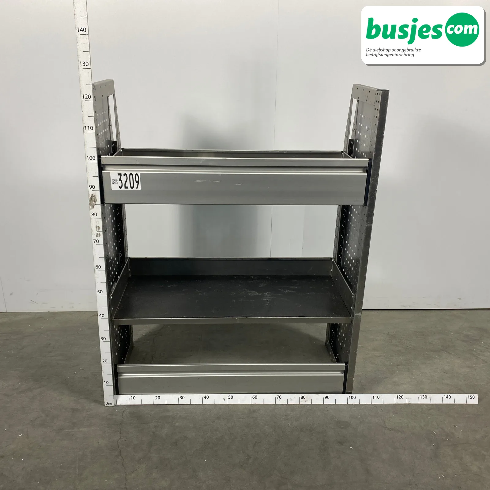 Aluca bedrijfswageninrichting 1010x420x1250mm (3209) - Afbeelding 2