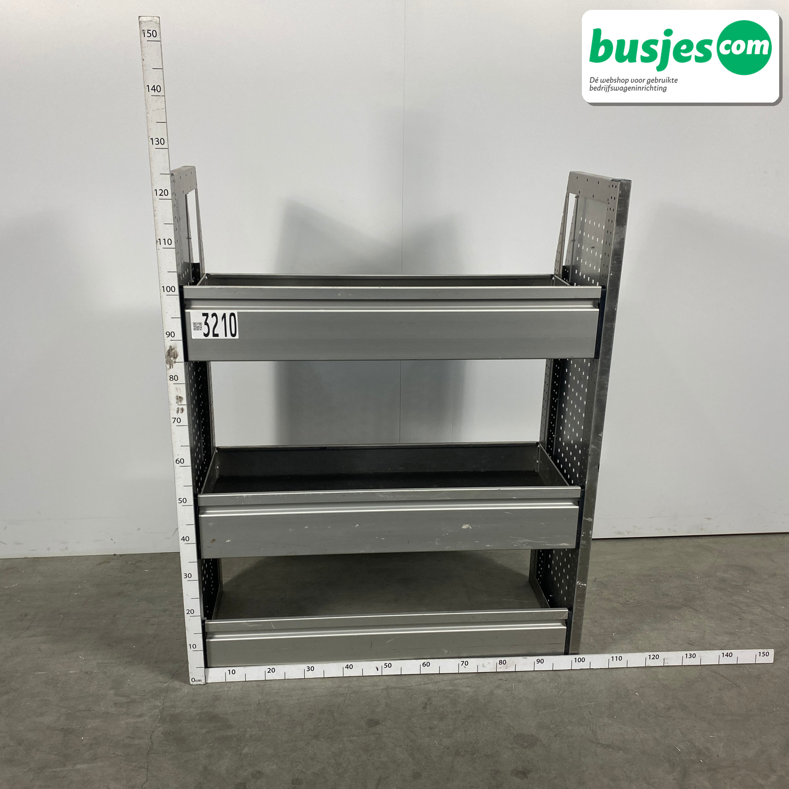 Aluca bedrijfswageninrichting 1010x420x1250mm (3210) - Afbeelding 2