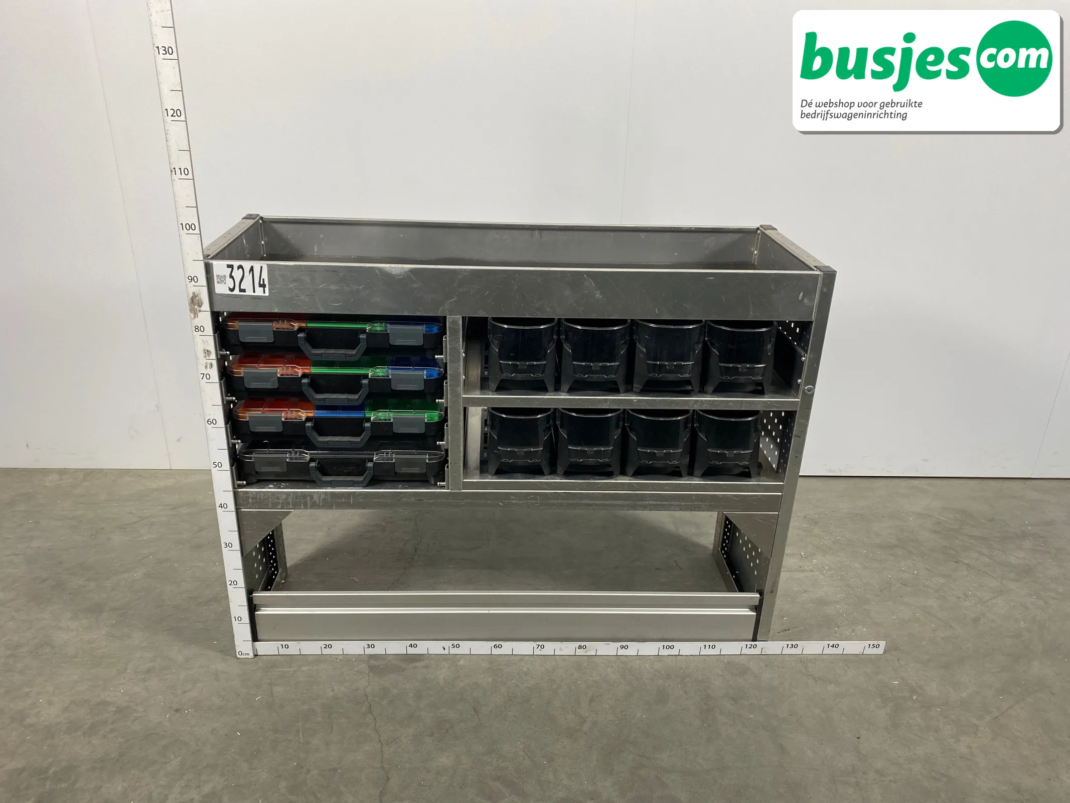 Aluca bedrijfswageninrichting 1250x420x950mm (3214)