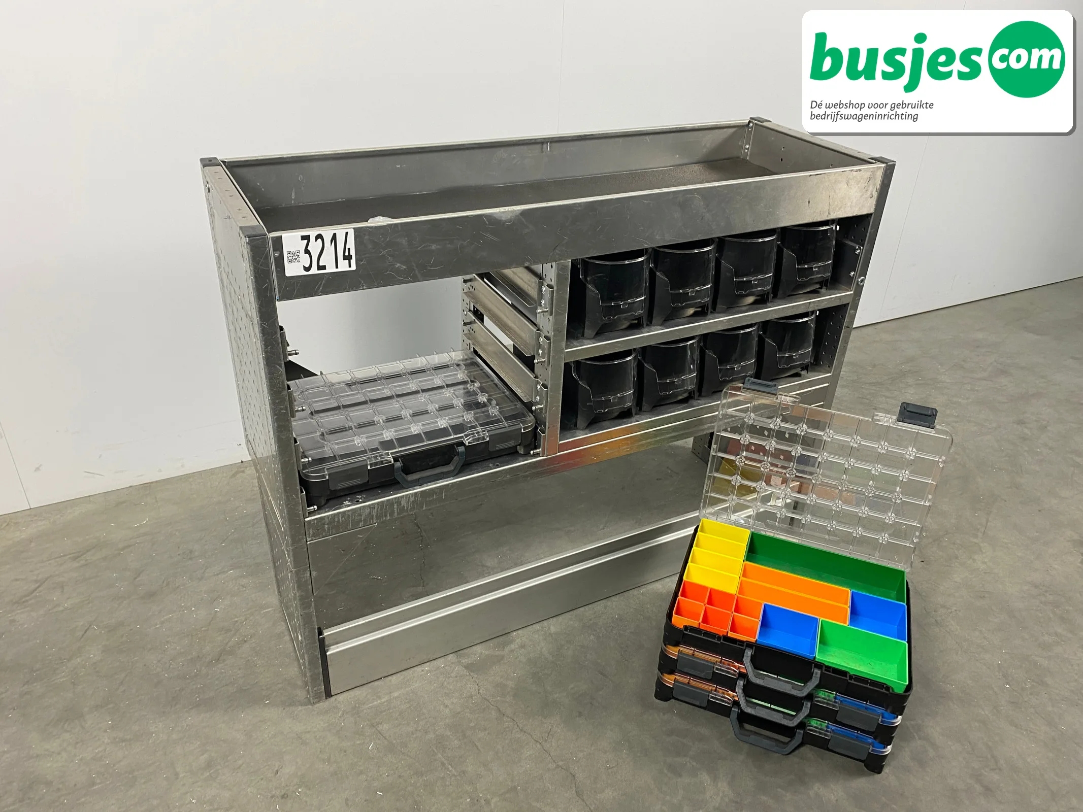 Aluca bedrijfswageninrichting 1250x420x950mm (3214) - Afbeelding 11