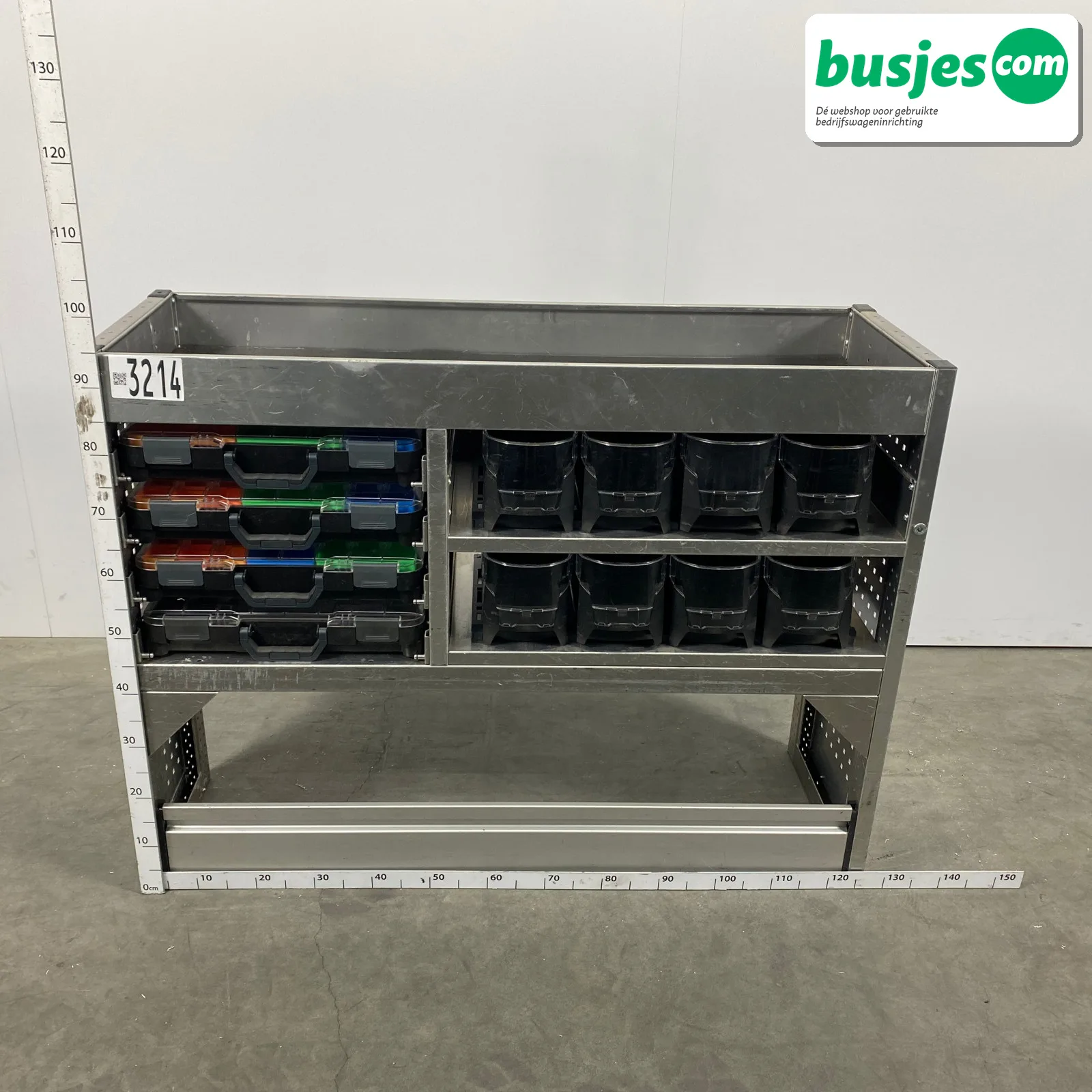 Aluca bedrijfswageninrichting 1250x420x950mm (3214) - Afbeelding 2