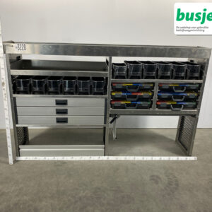 Aluca bedrijfswageninrichting 2004x420x1250mm (3220)