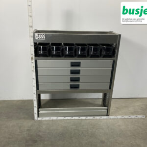 Aluca bedrijfswageninrichting 1010x320x1150mm (3222)