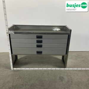 Aluca bedrijfswageninrichting 1225x420x950mm (3229)