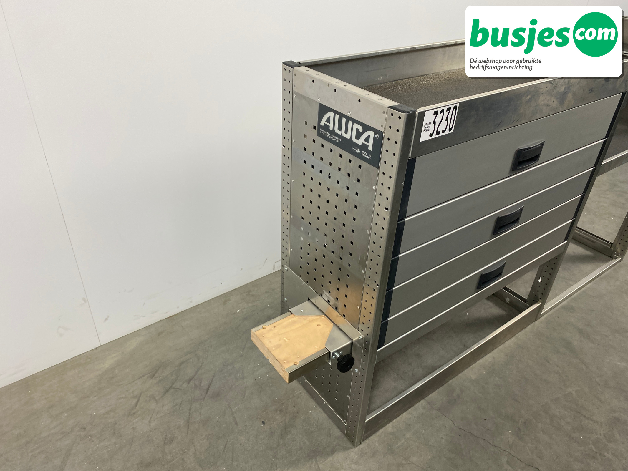 Aluca bedrijfswageninrichting 1950x420x1050mm (3230) - Afbeelding 4