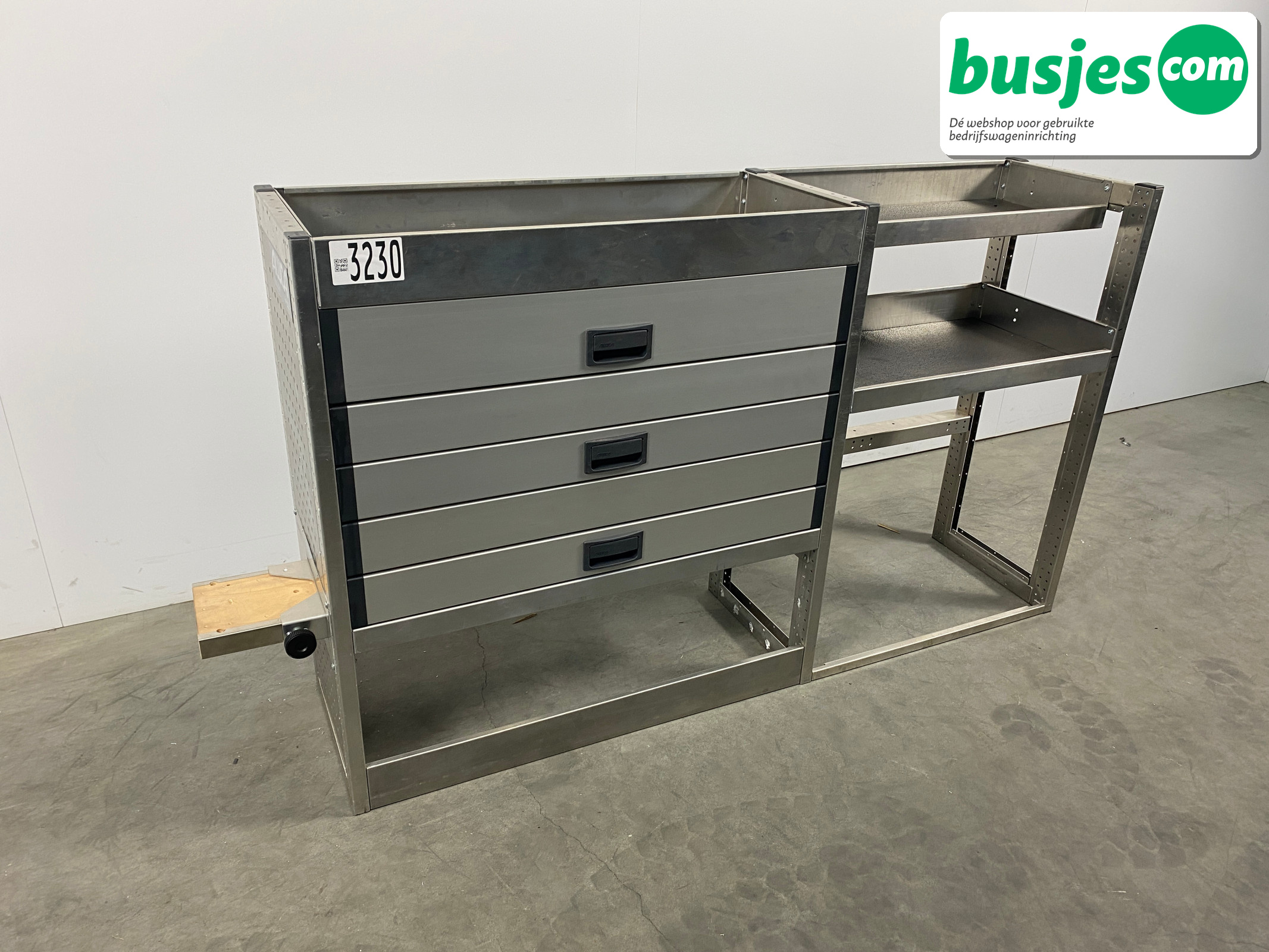 Aluca bedrijfswageninrichting 1950x420x1050mm (3230) - Afbeelding 5