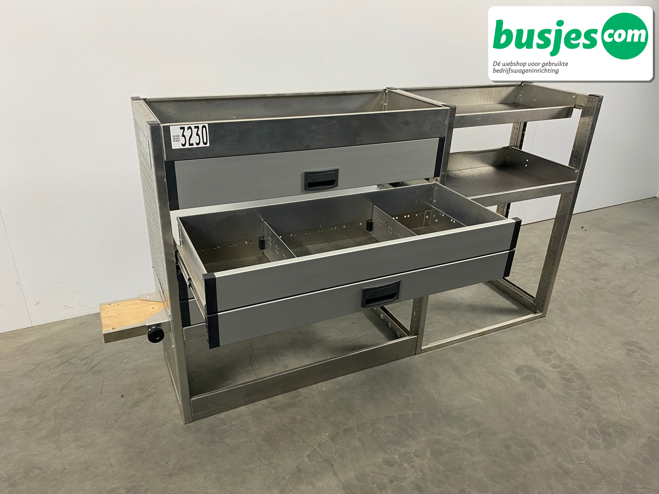 Aluca bedrijfswageninrichting 1950x420x1050mm (3230) - Afbeelding 7
