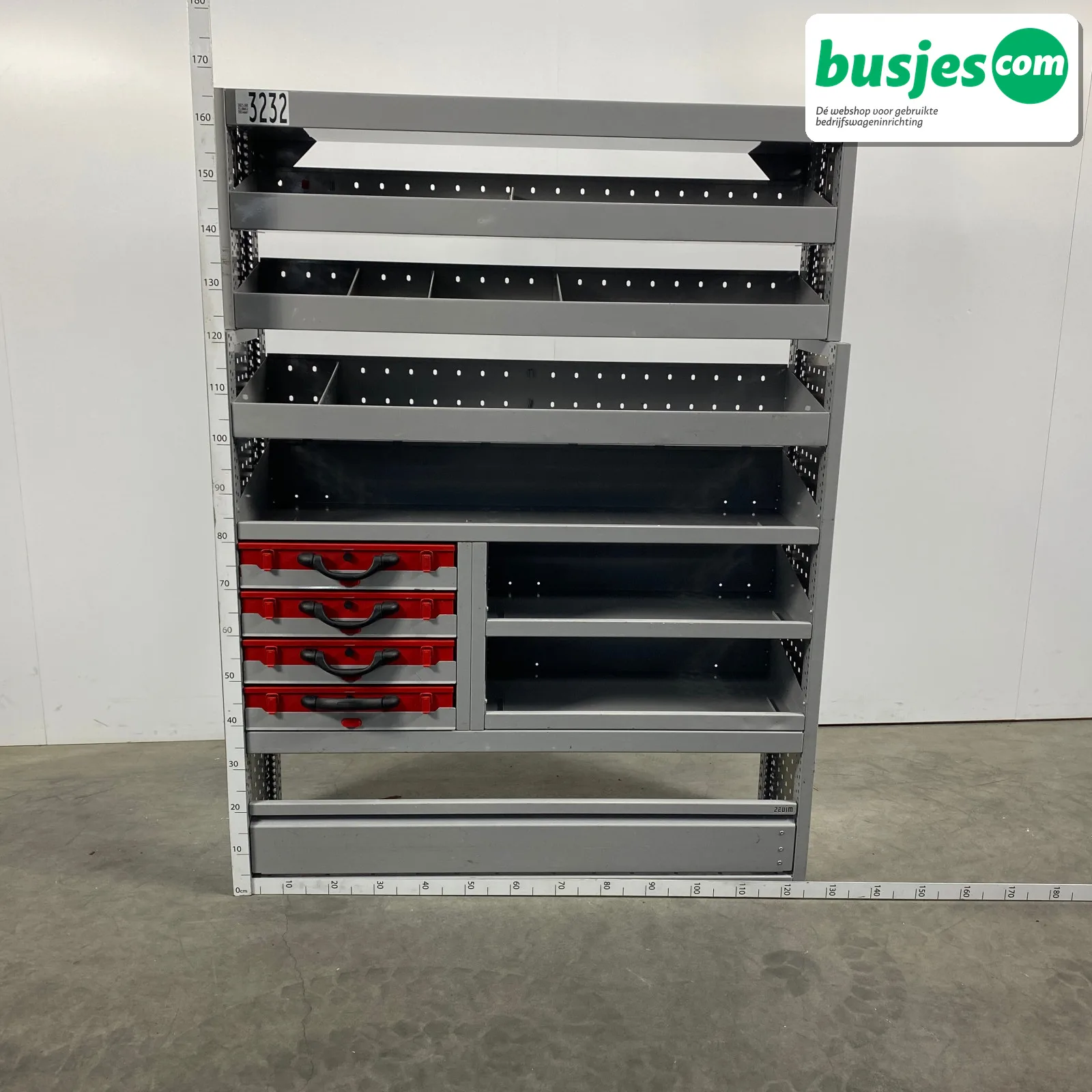 Zevim bus inrichting 1270x360x1680mm (3232) - Afbeelding 2