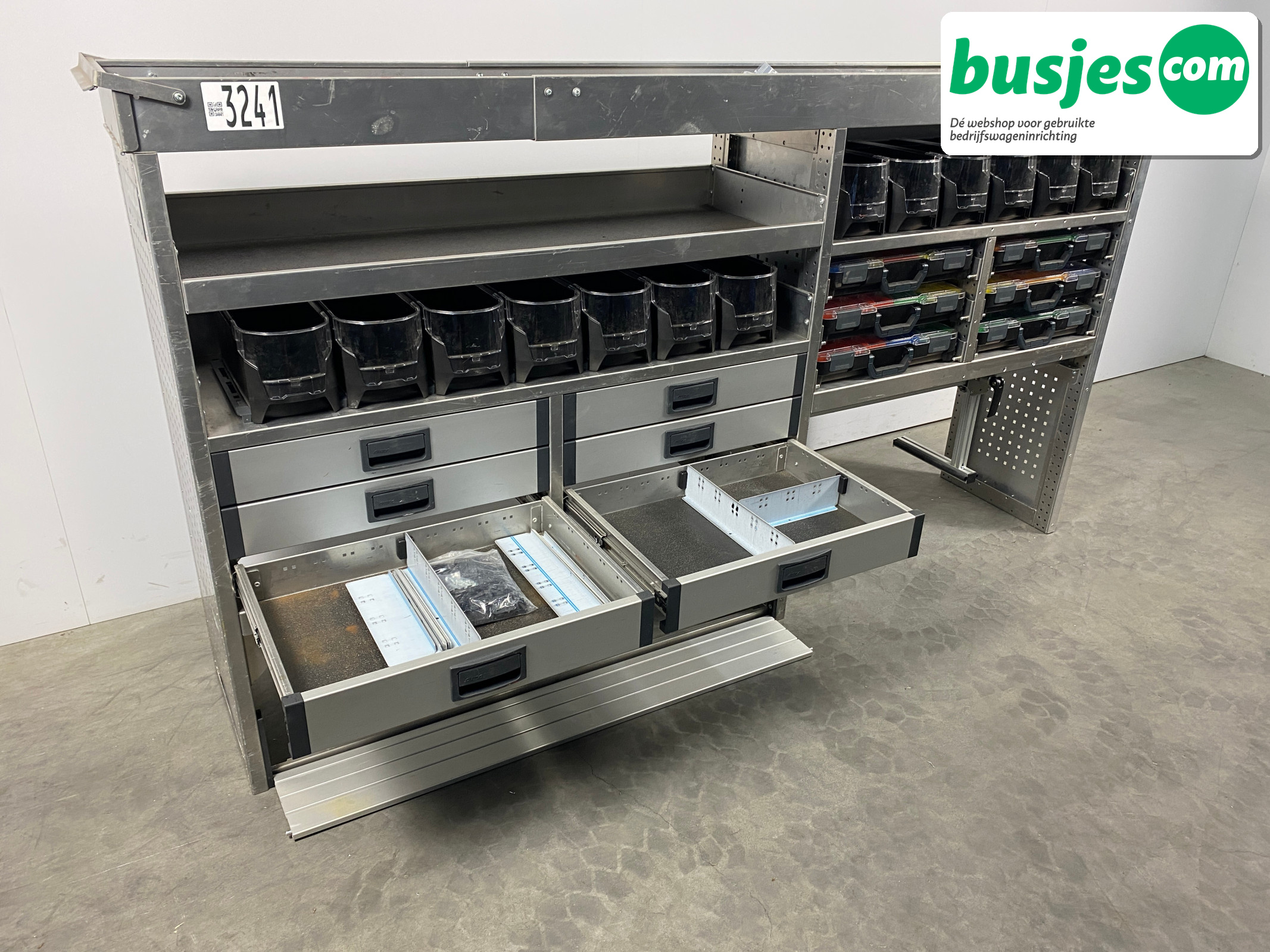 Aluca bedrijfswageninrichting 2270x420x1250mm (3241) - Afbeelding 8