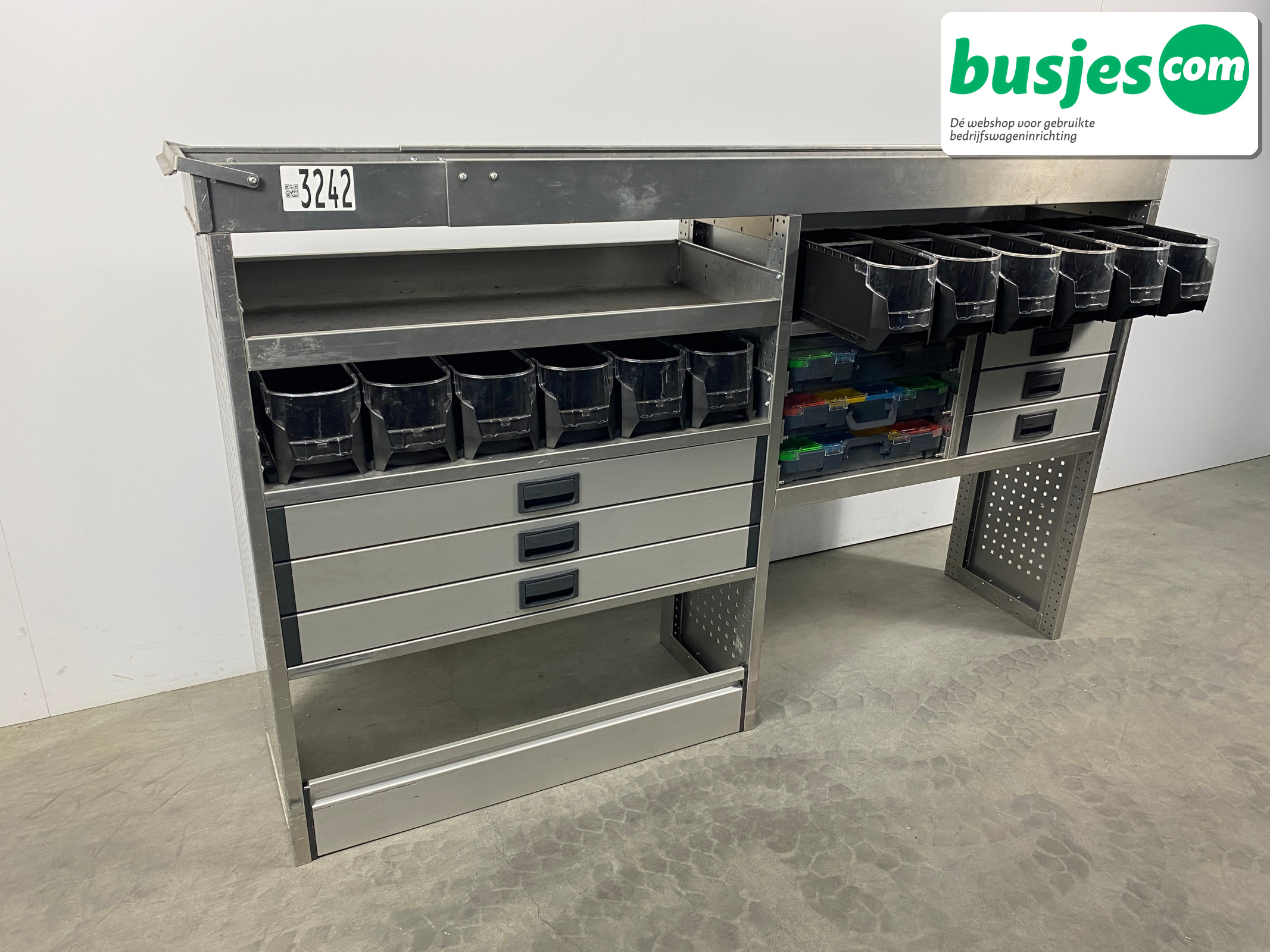 Aluca bedrijfswageninrichting 2040x420x1250mm (3242) - Afbeelding 12